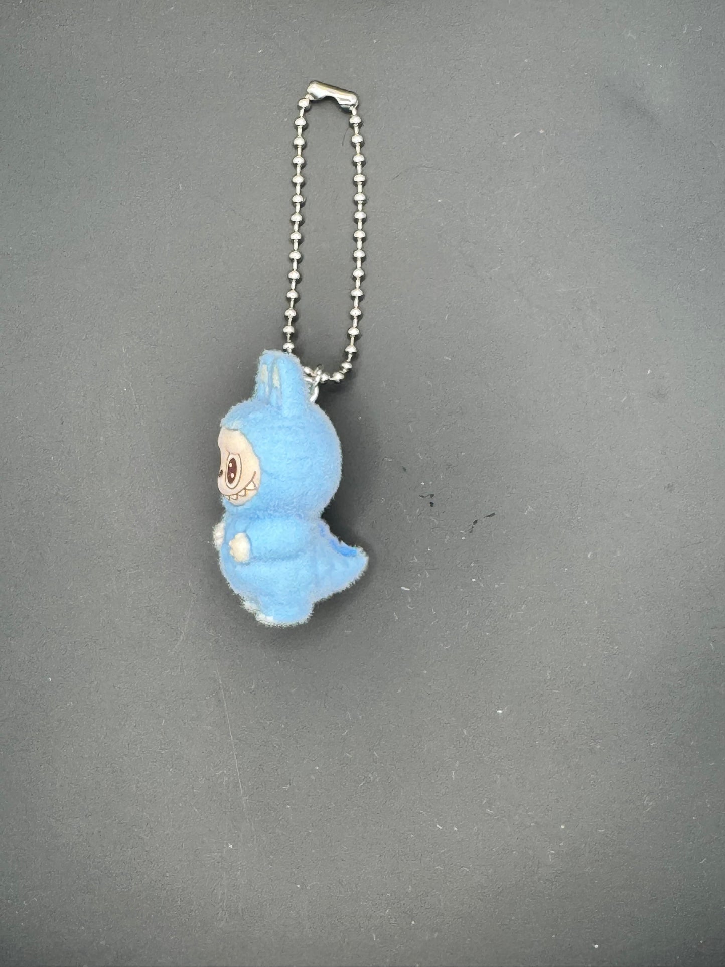 Flocked Blue Zimomo - Charm