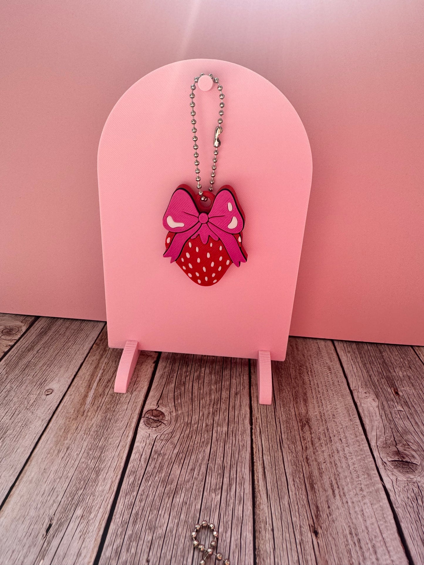 3D Printed Coquette Strawberry - Pop Can Opener