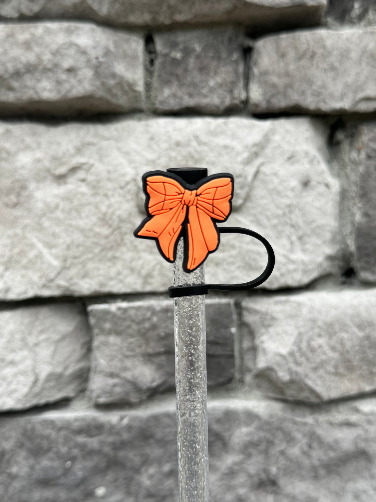 Basketball Bow - Straw Topper