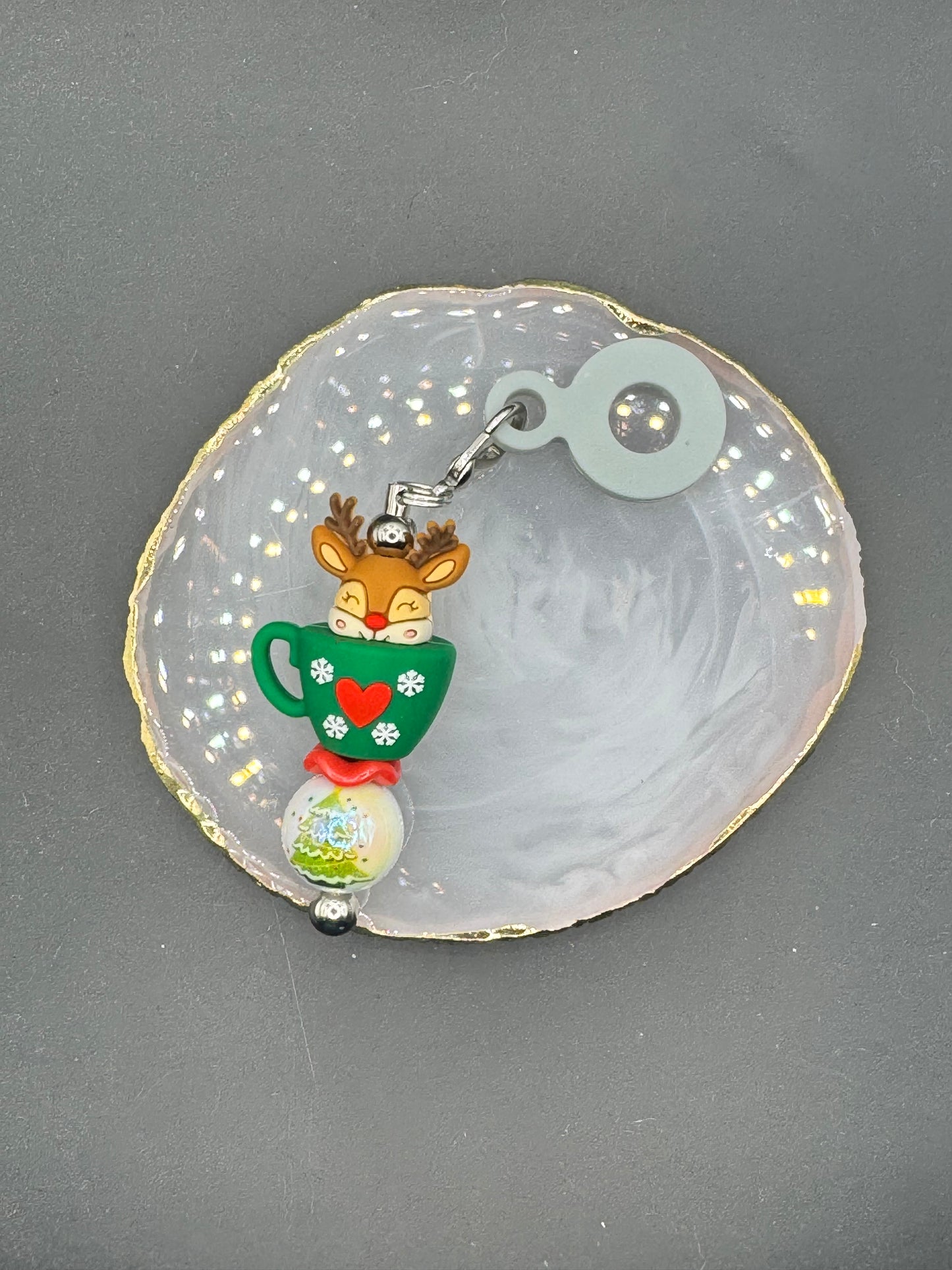 Reindeer Straw Charm