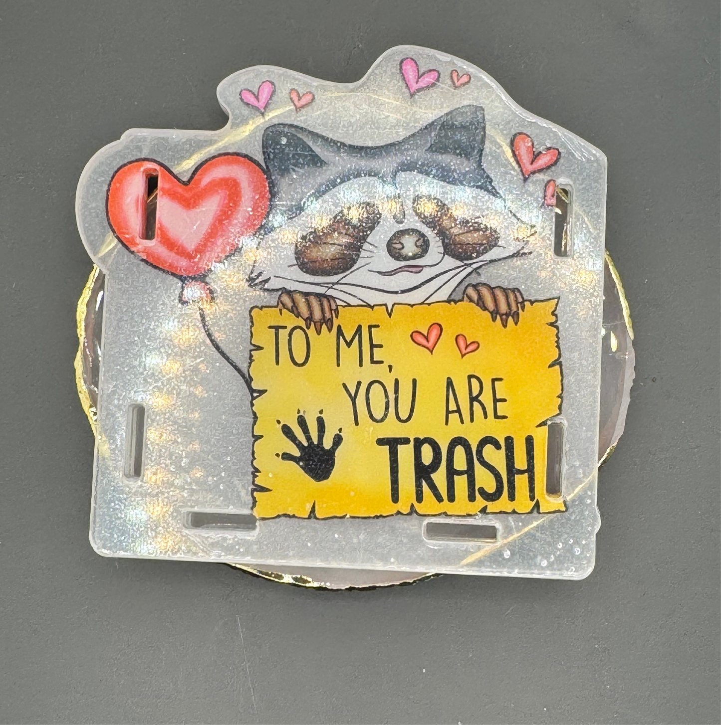 Trash - Acrylic Pen Holder