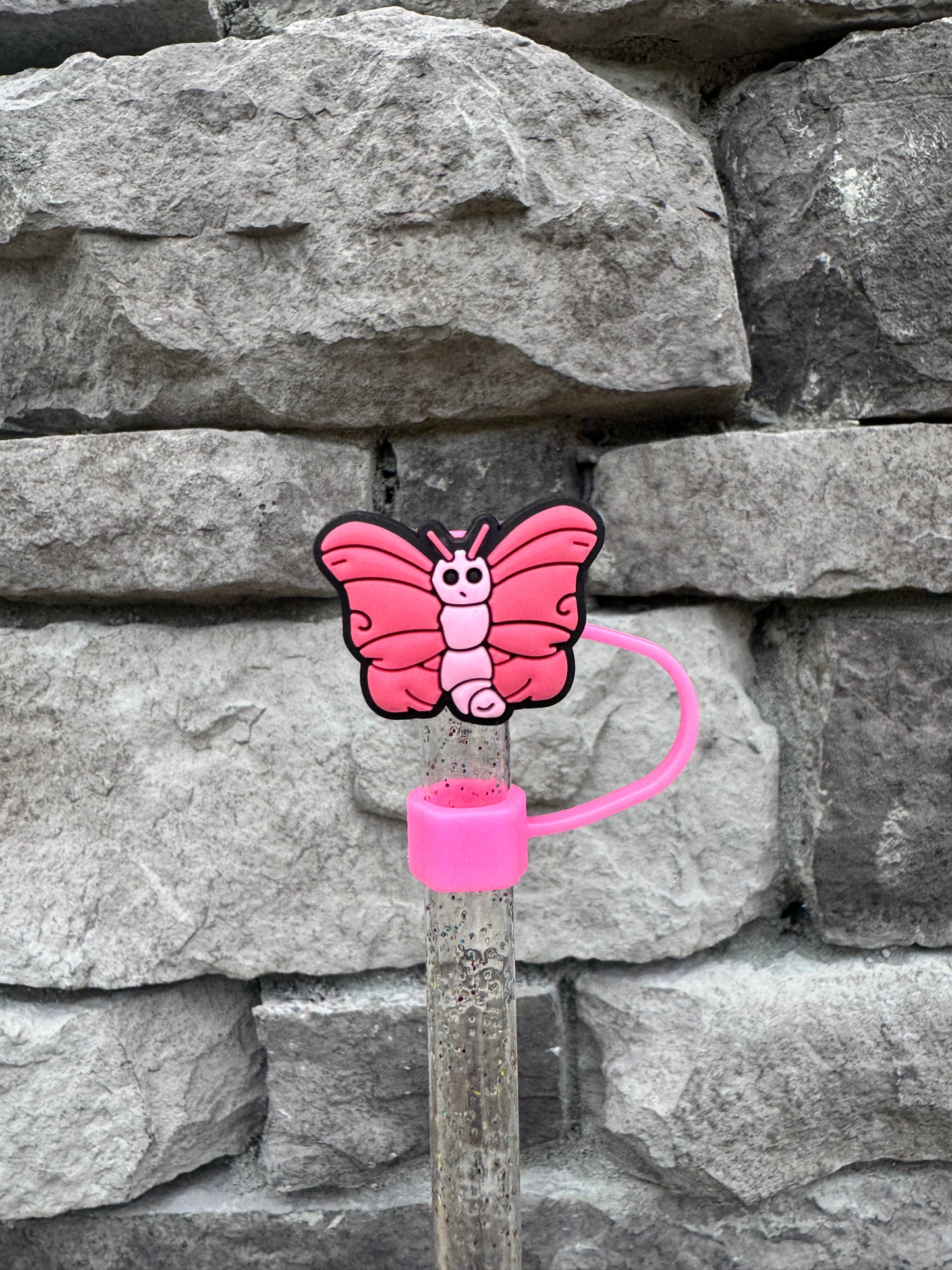 Beatrice Butterfly - Straw Topper