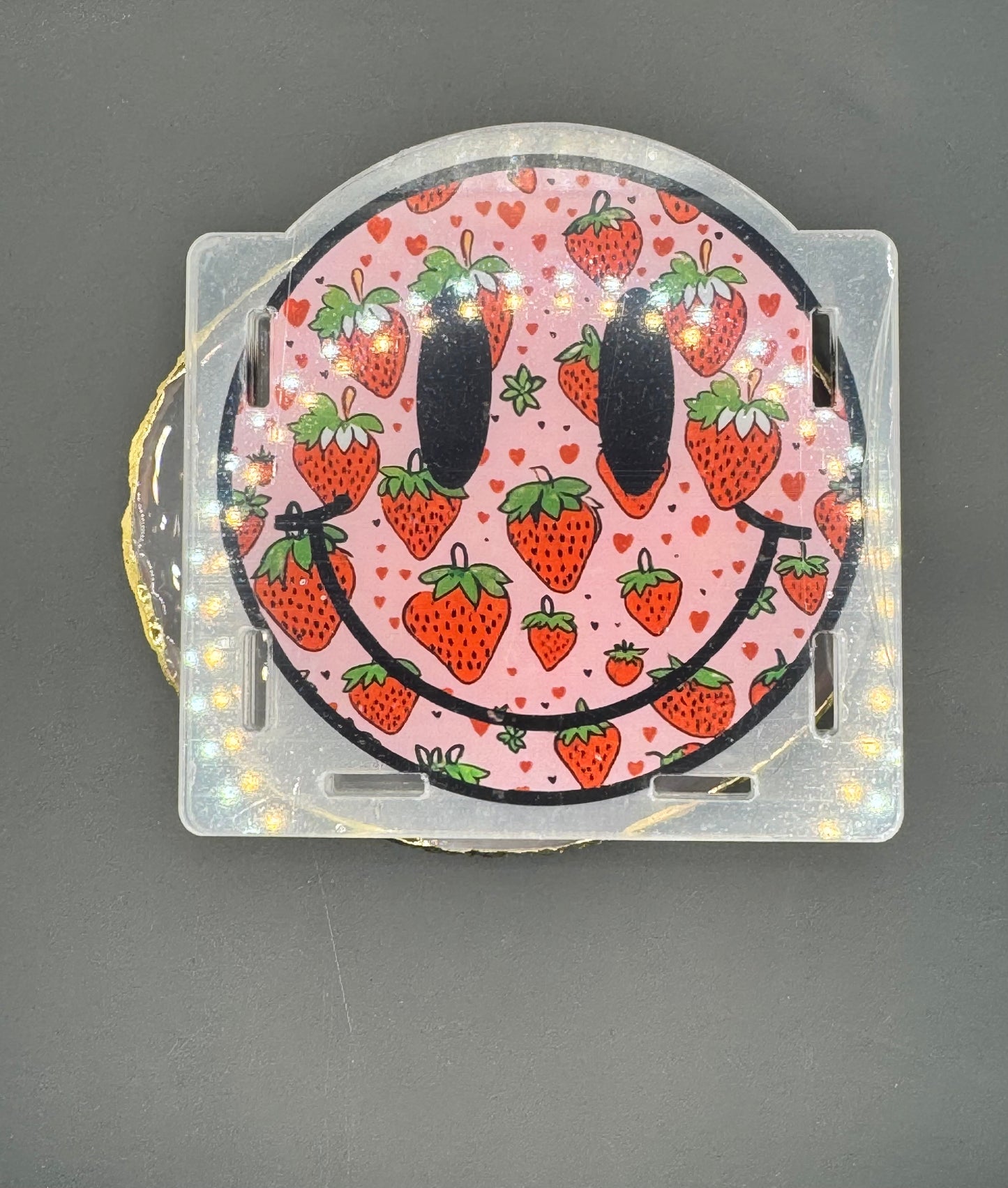 Berry Smiles - Acrylic Pen Holder