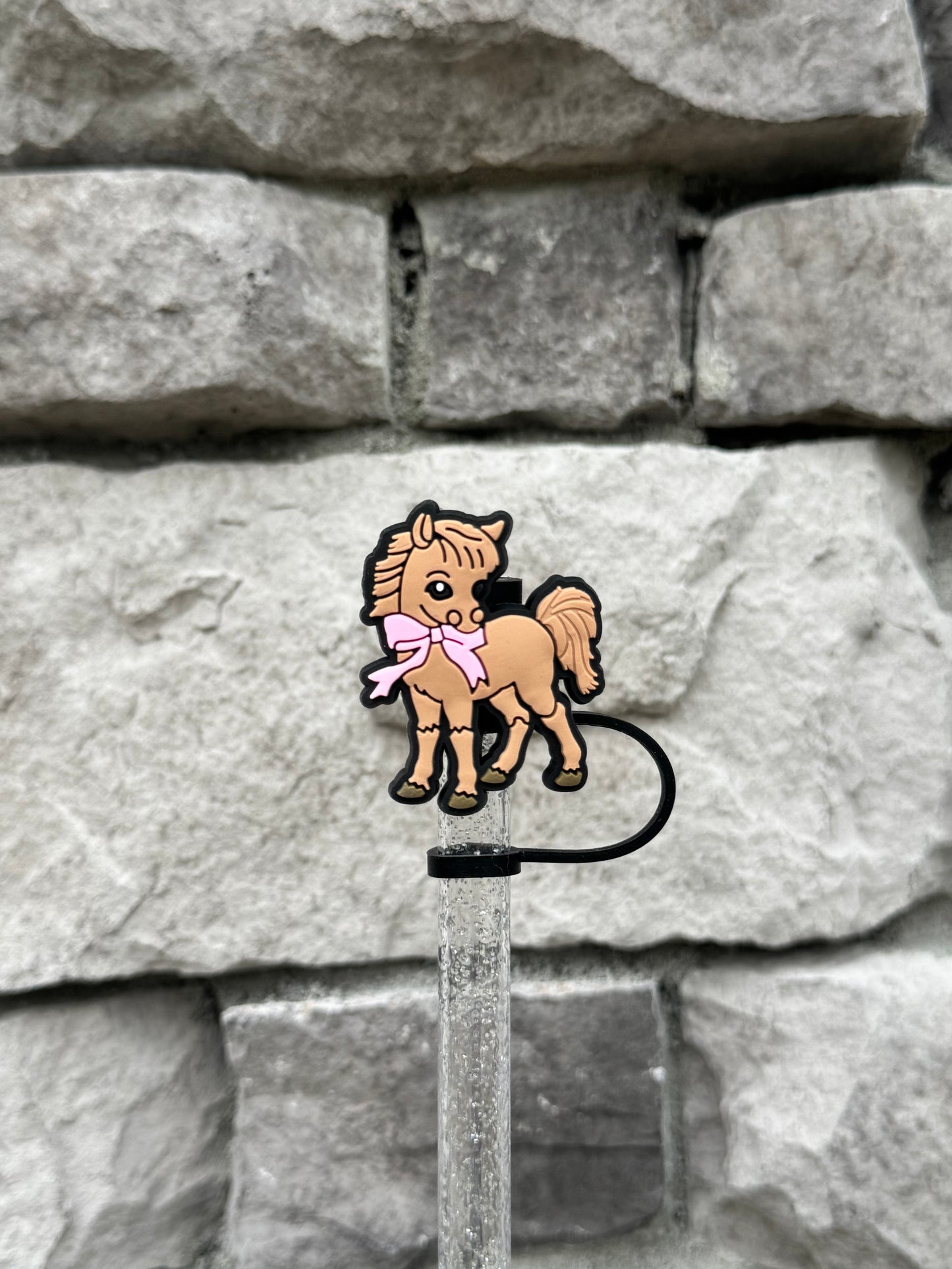 Coquette Horse - Straw Topper