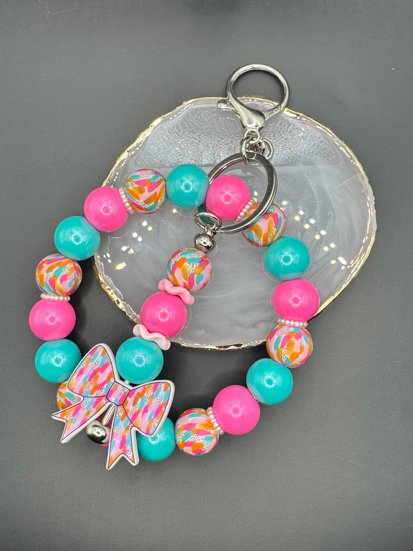 Brushstrokes - Wristlet & Keychain