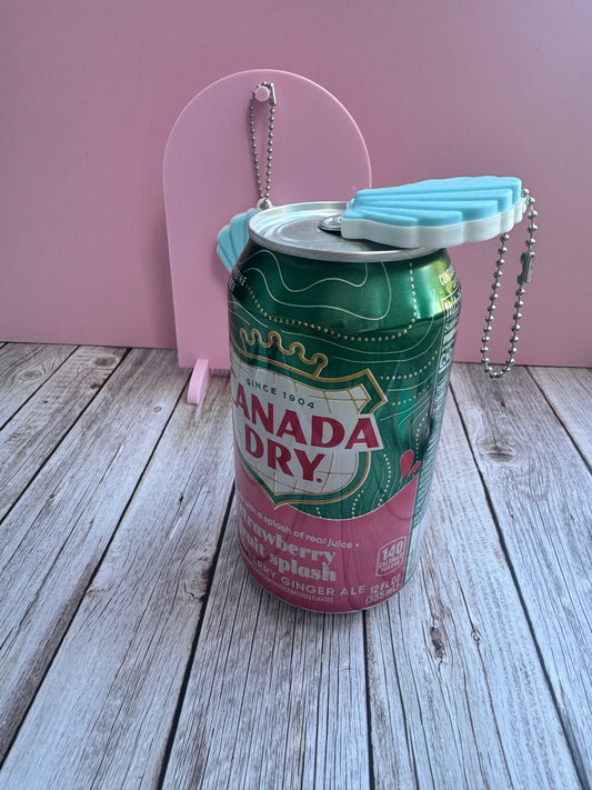 3D Printed Blue Shell - Pop Can Opener Keychain