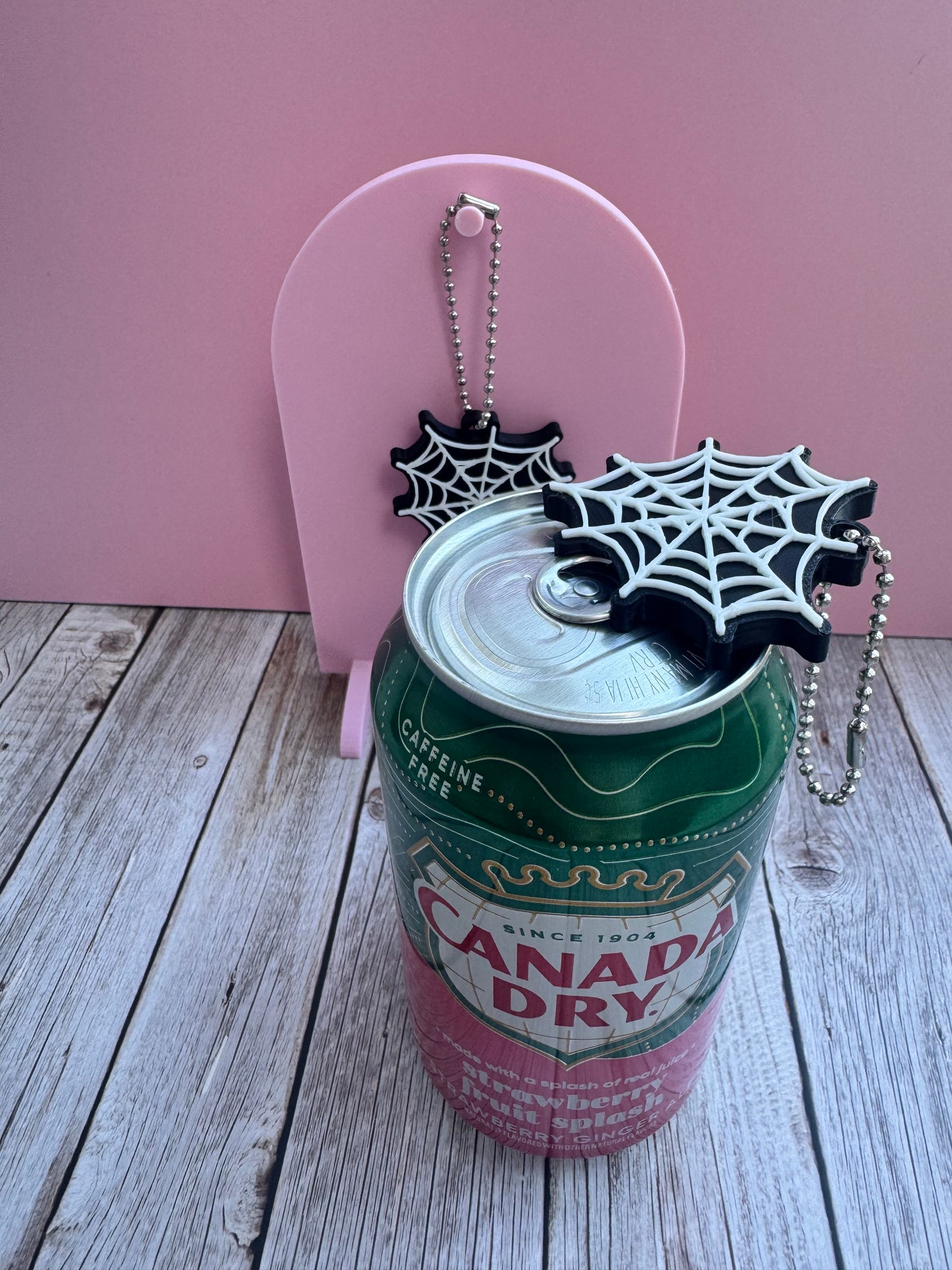 3D Printed Web - Soda Can Opener Keychain