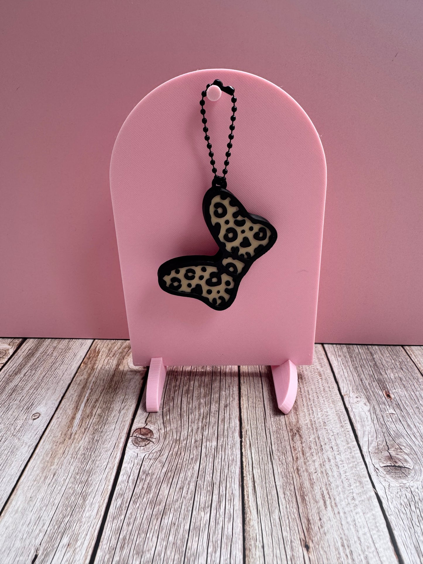 3D Printed Cheetah Bow - Soda Can Opener Keychain