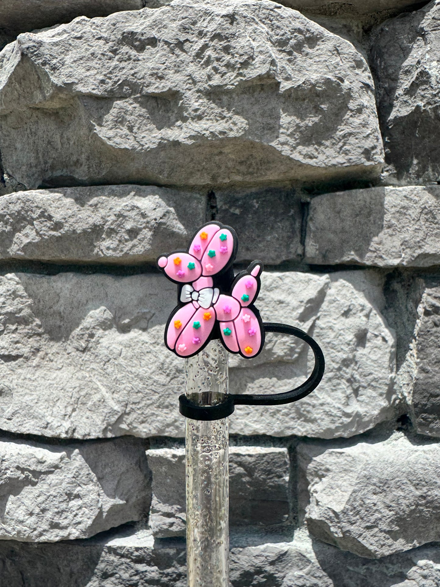 Star Balloon Dog - Straw Topper