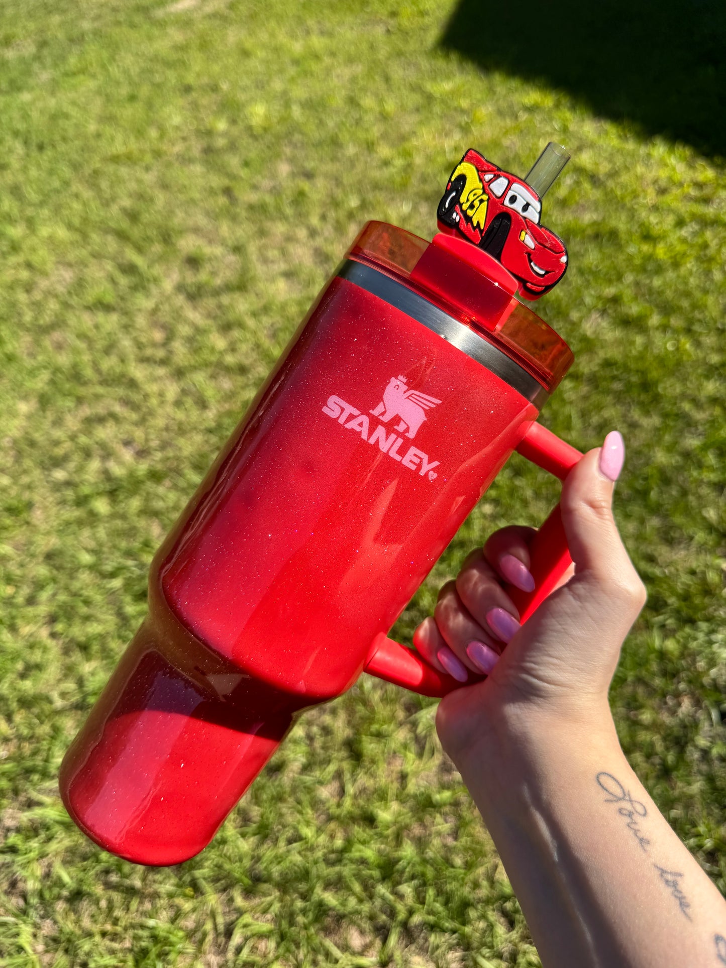 Red Car Straw Buddy