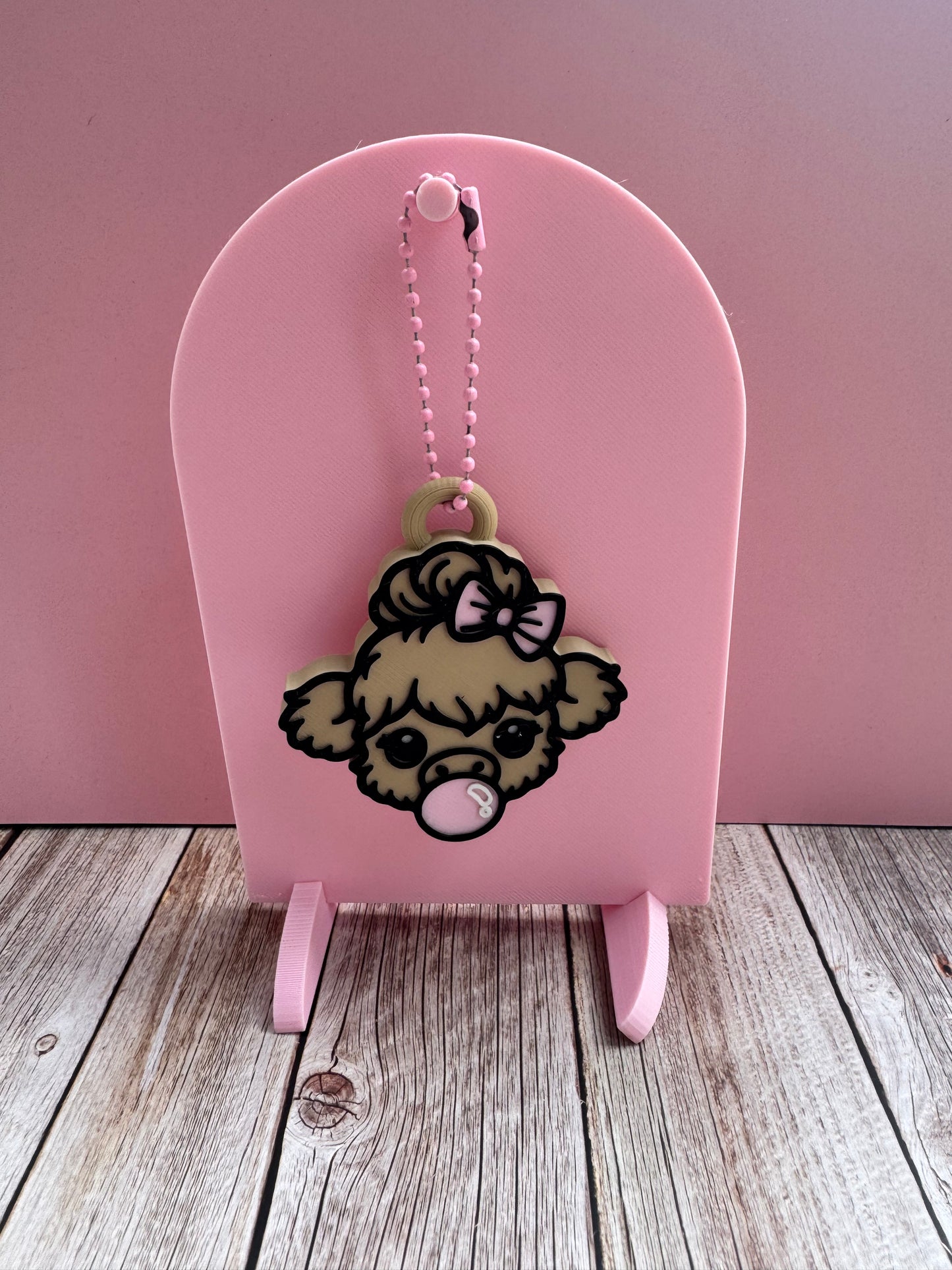 3D Printed Bubblegum Moo - Soda Can Opener Keychain *SHOP EXCLUSIVE*
