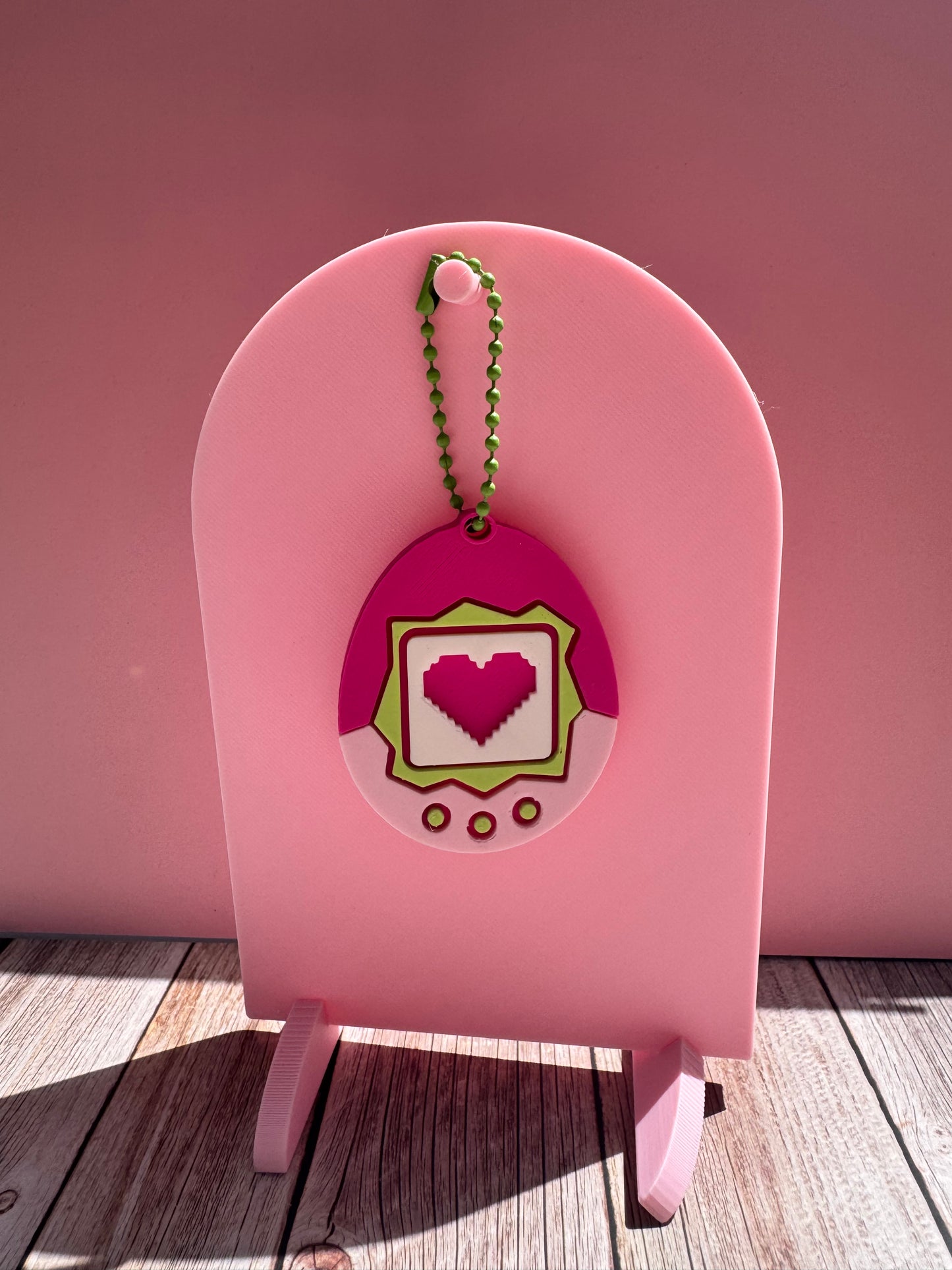3D Printed Tamagotchi 90s Inspired V-Pet - Soda Can Opener Keychain