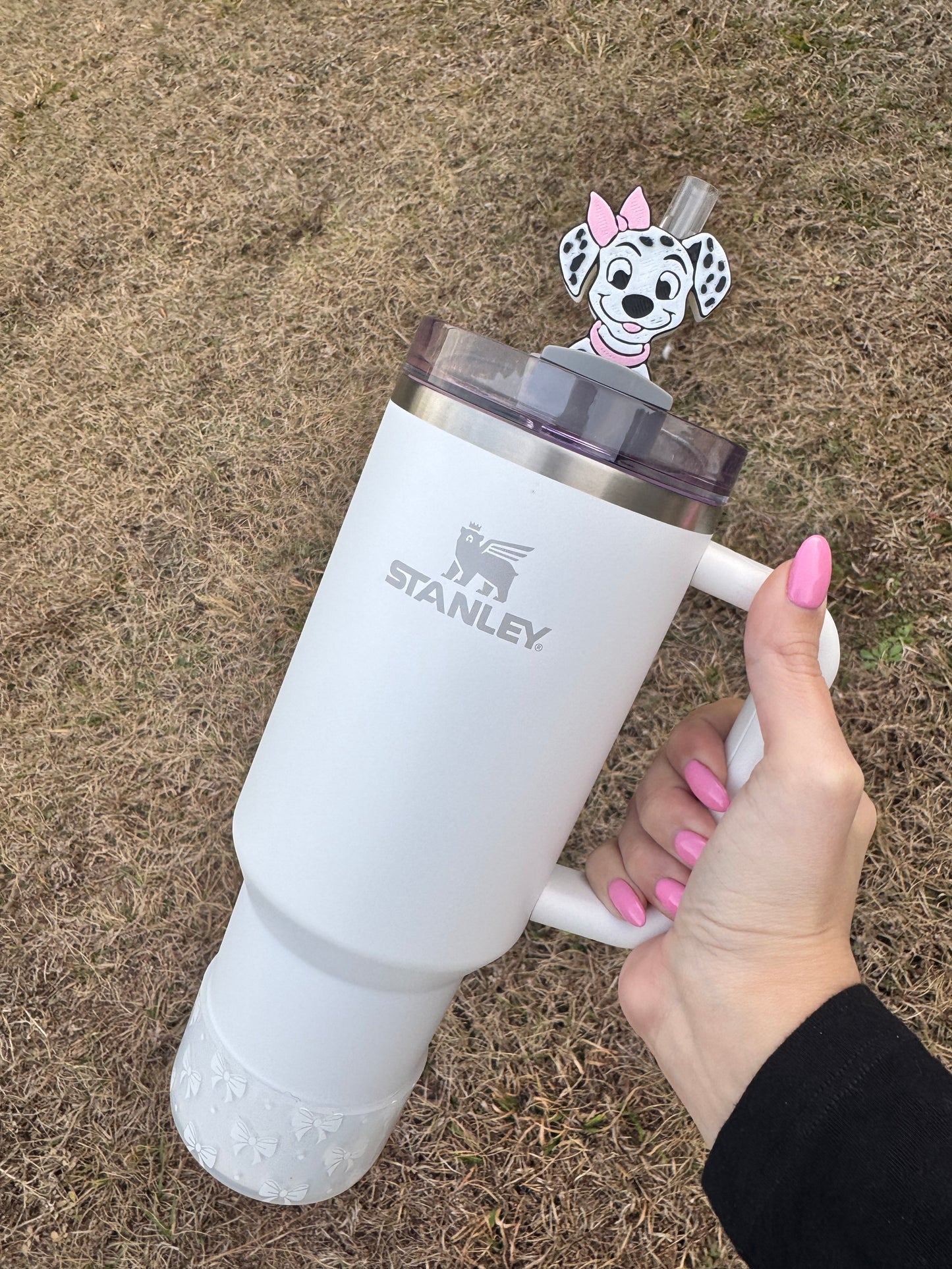 Girl Dalmatian Straw Buddy