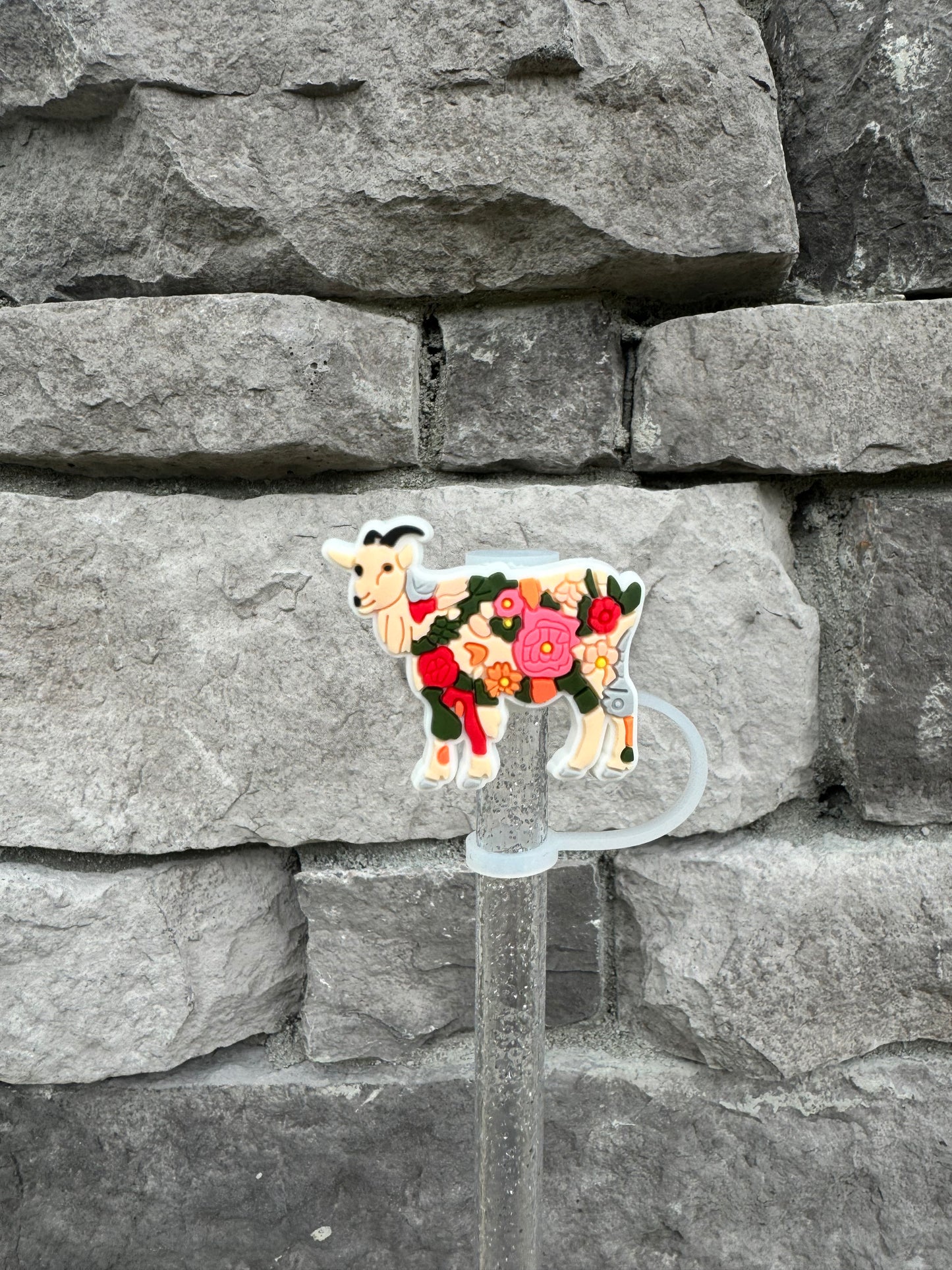 Floral Goat Topper