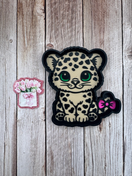 Baby Leopard Mini Trinket Tray