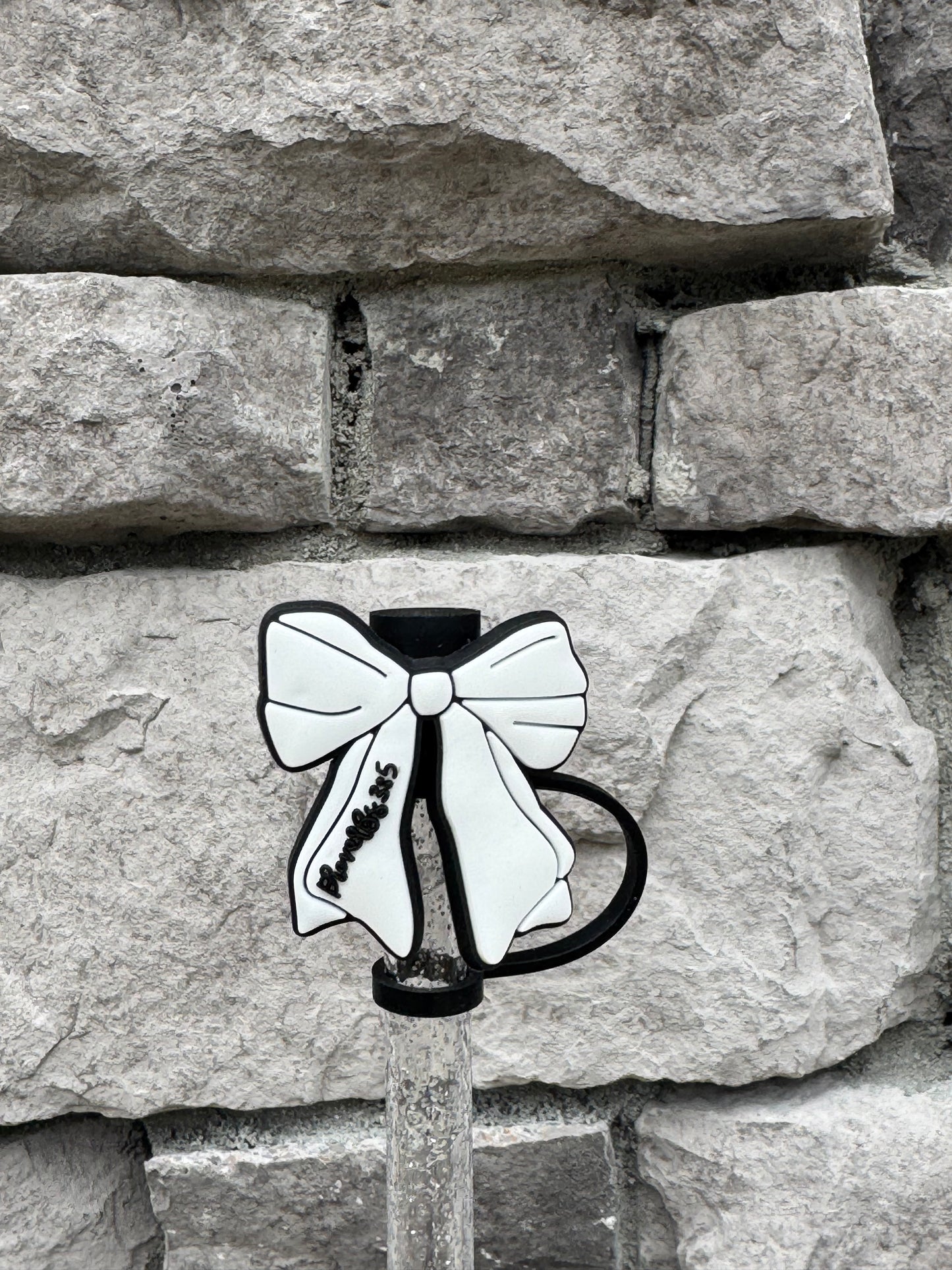 Proverbs 3:5 Bow - Straw Topper