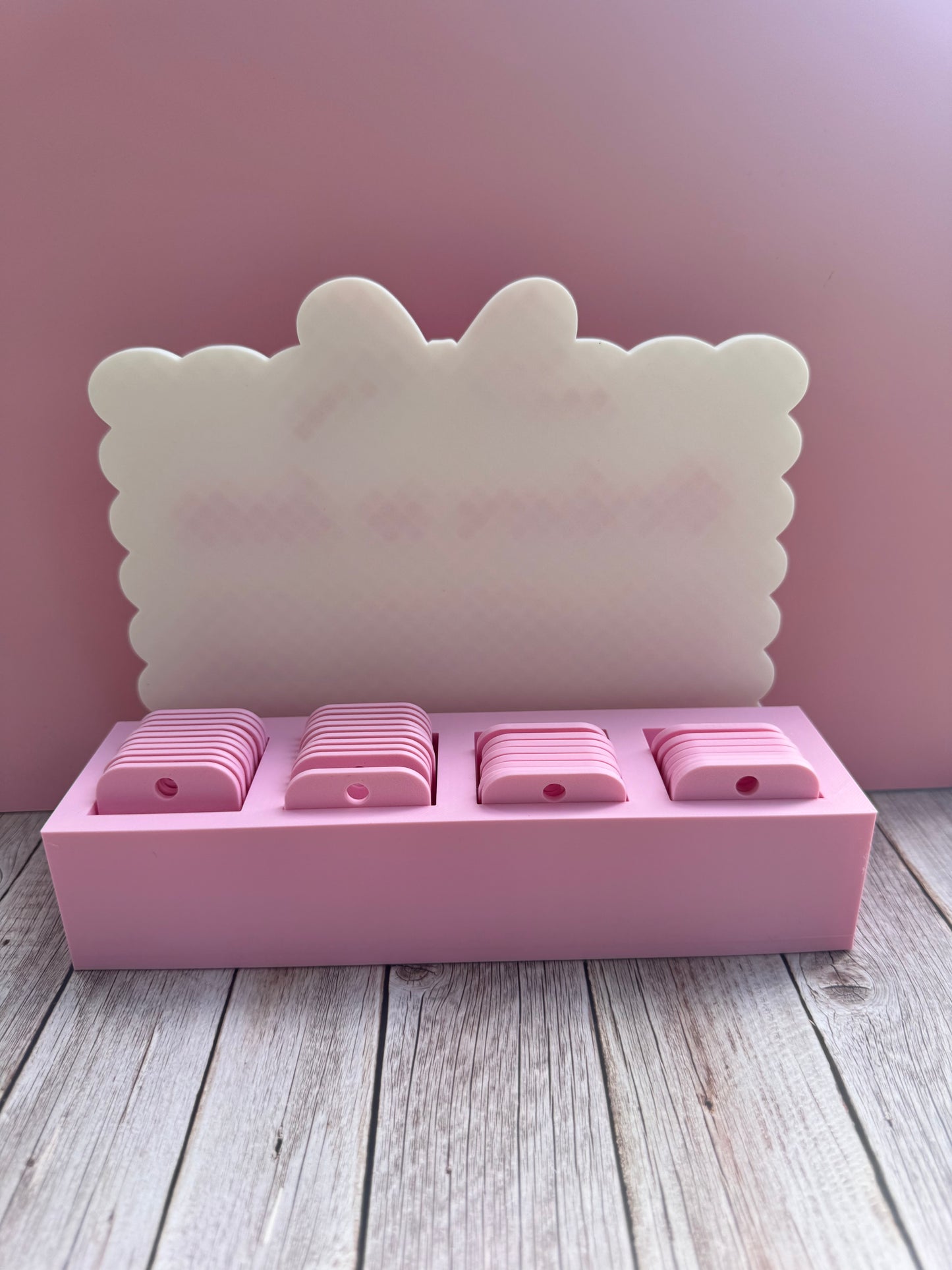 3D Printed Orders to Date Counter | Small Business Order Tracker Sign | Desktop Sales Milestone Display