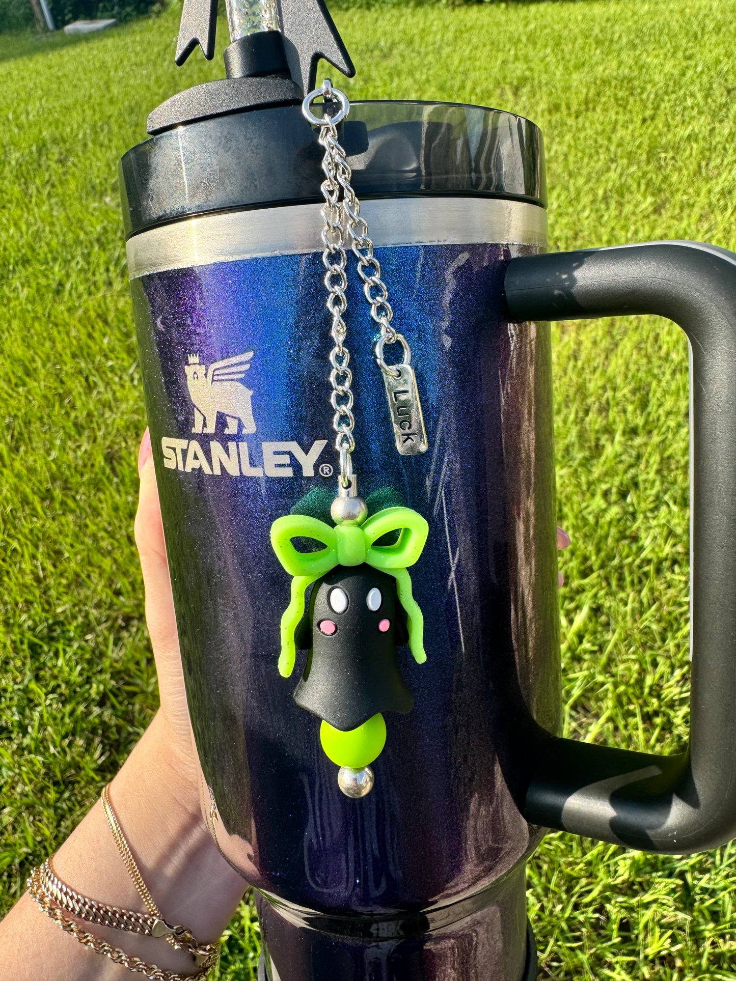 Ghost Frnd - Straw Charm Dangle