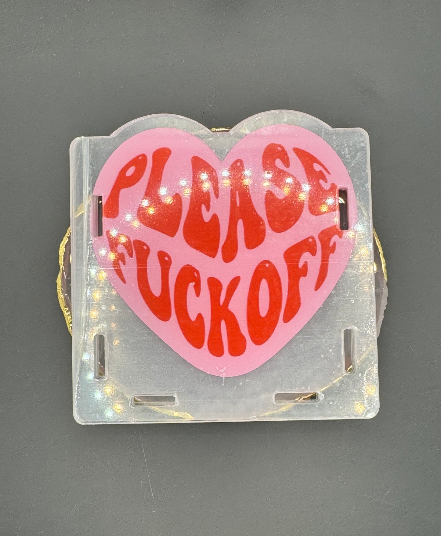 Fuck Off - Acrylic Pen Holder