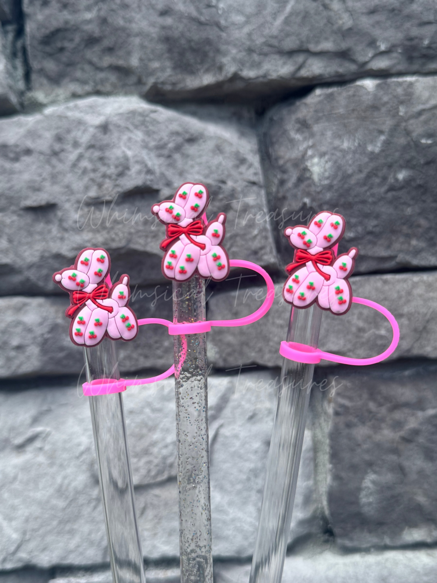 Cherry à la Pup - Straw Topper *SHOP EXCLUSIVE*