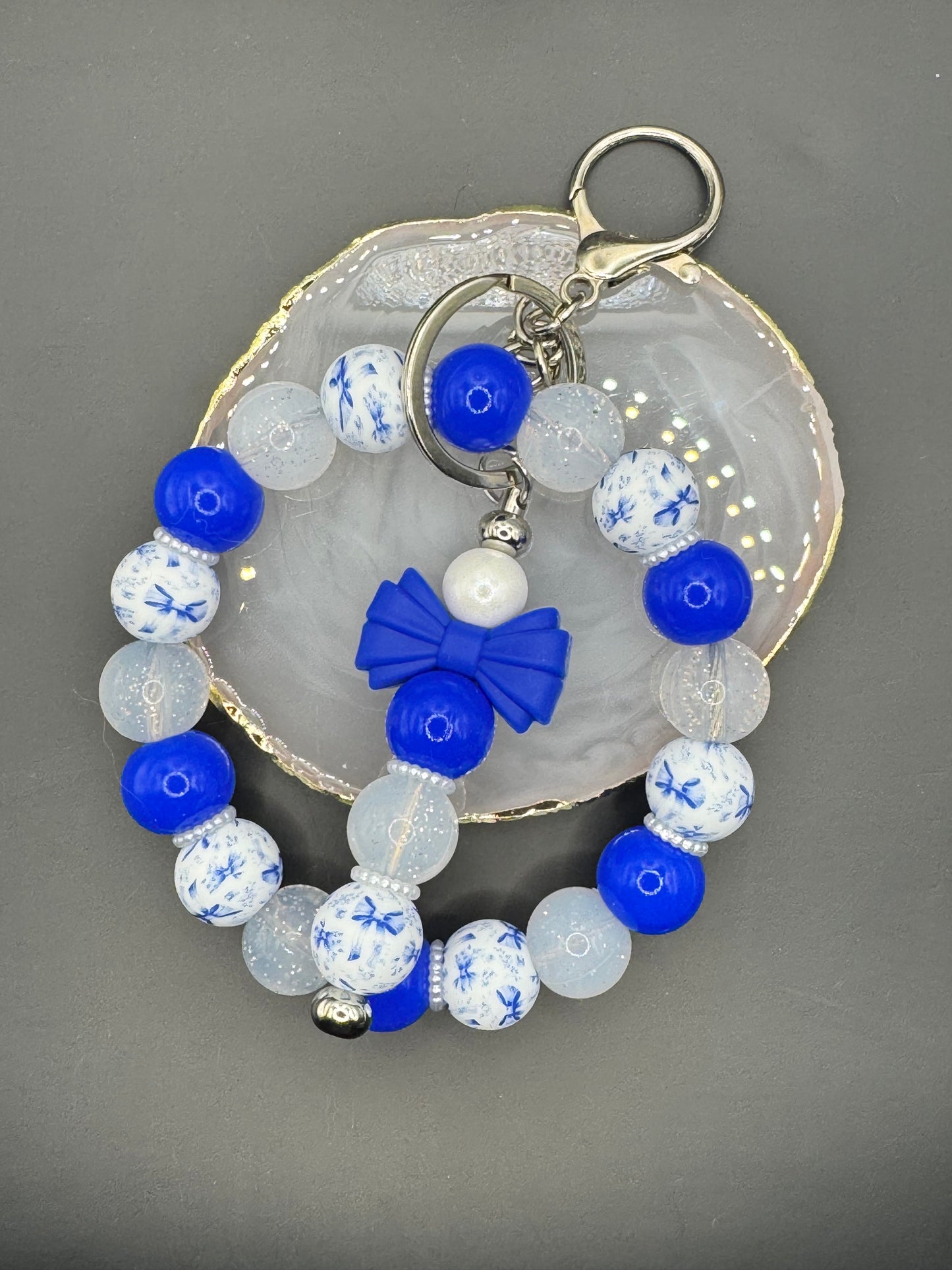 Bows & Florals - Wristlet & Keychain