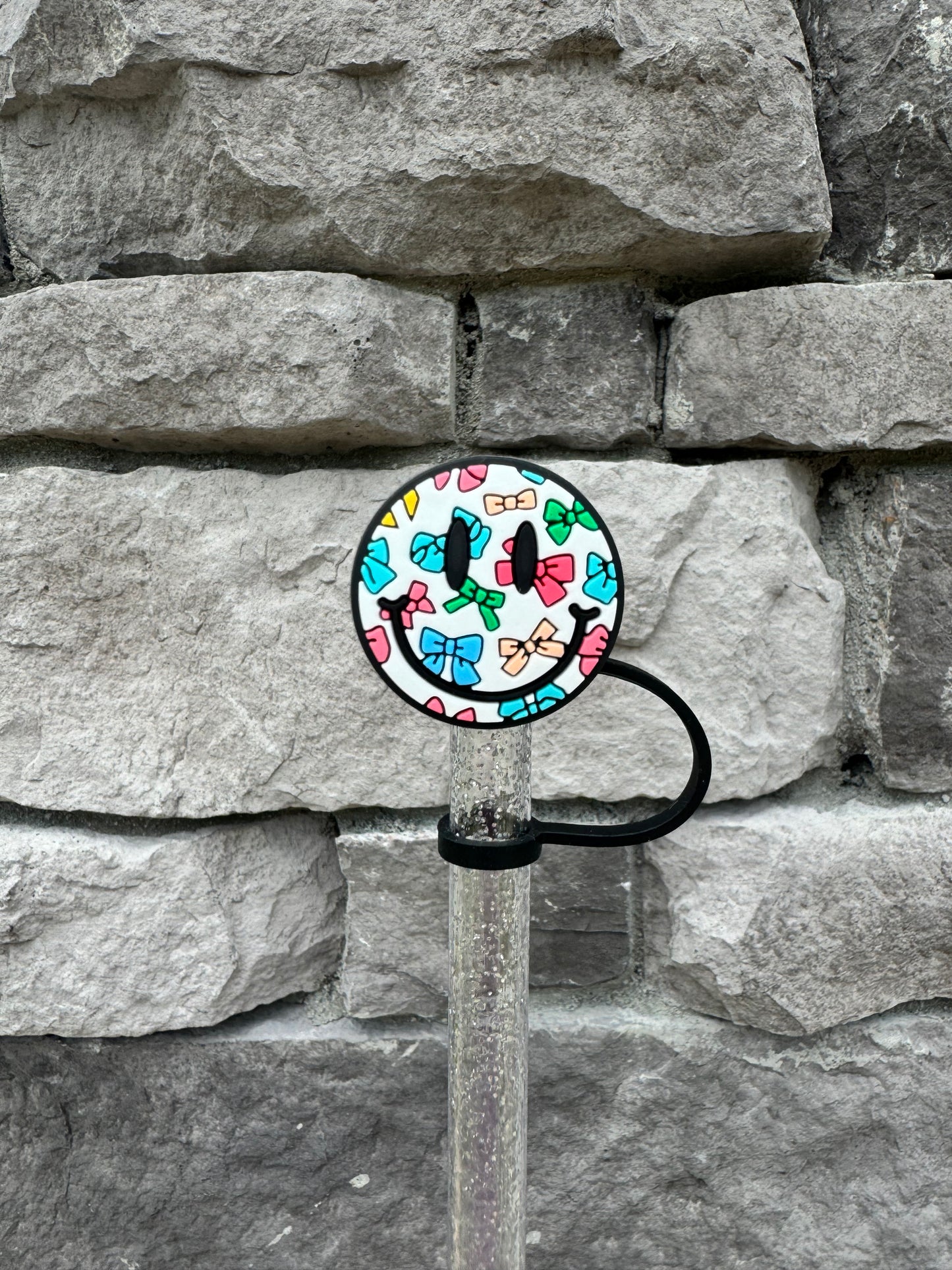 Bow Smiley Face Topper