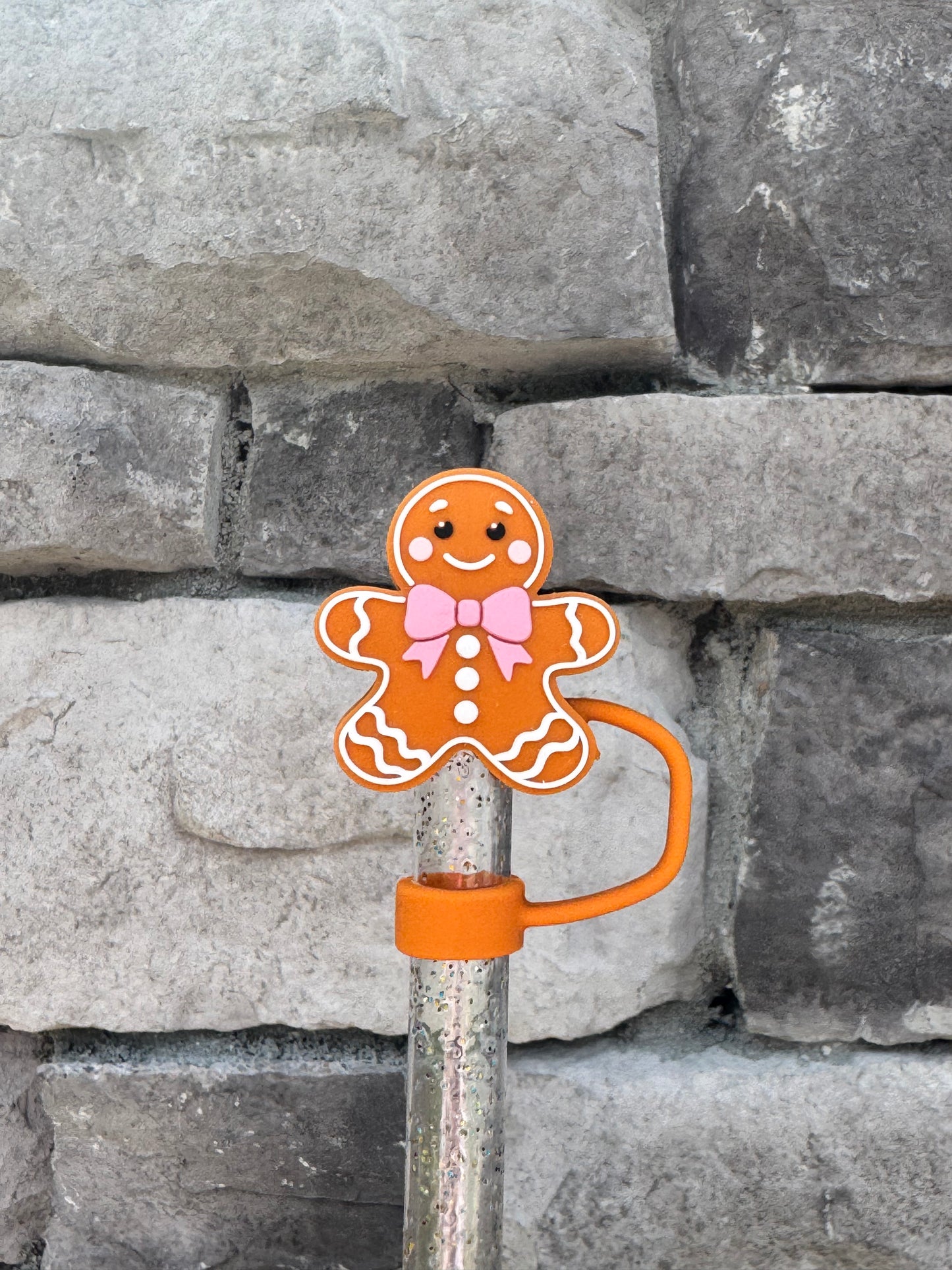Gingerbread Girl - Straw Topper