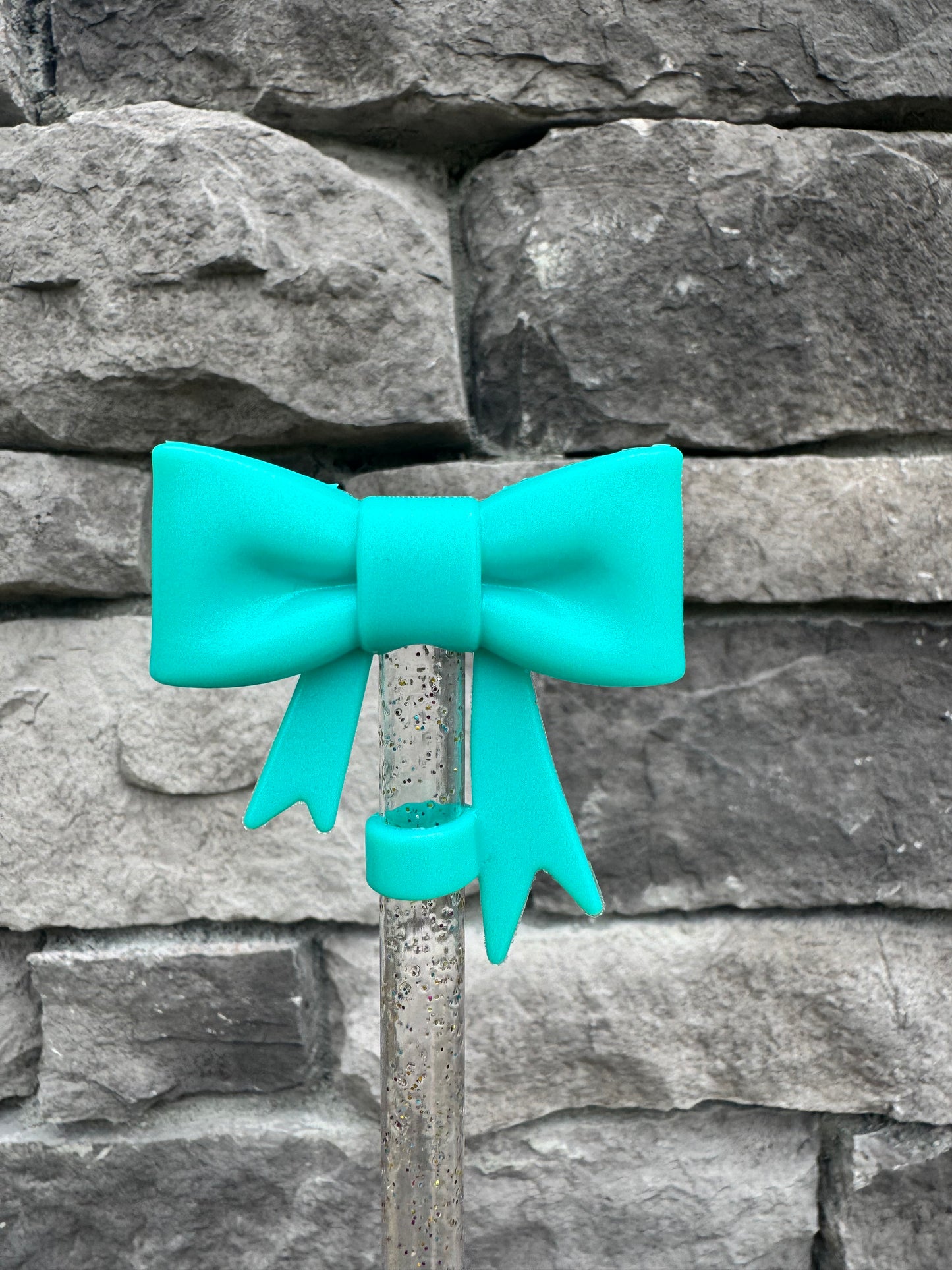 Opal Turquoise Bow Topper