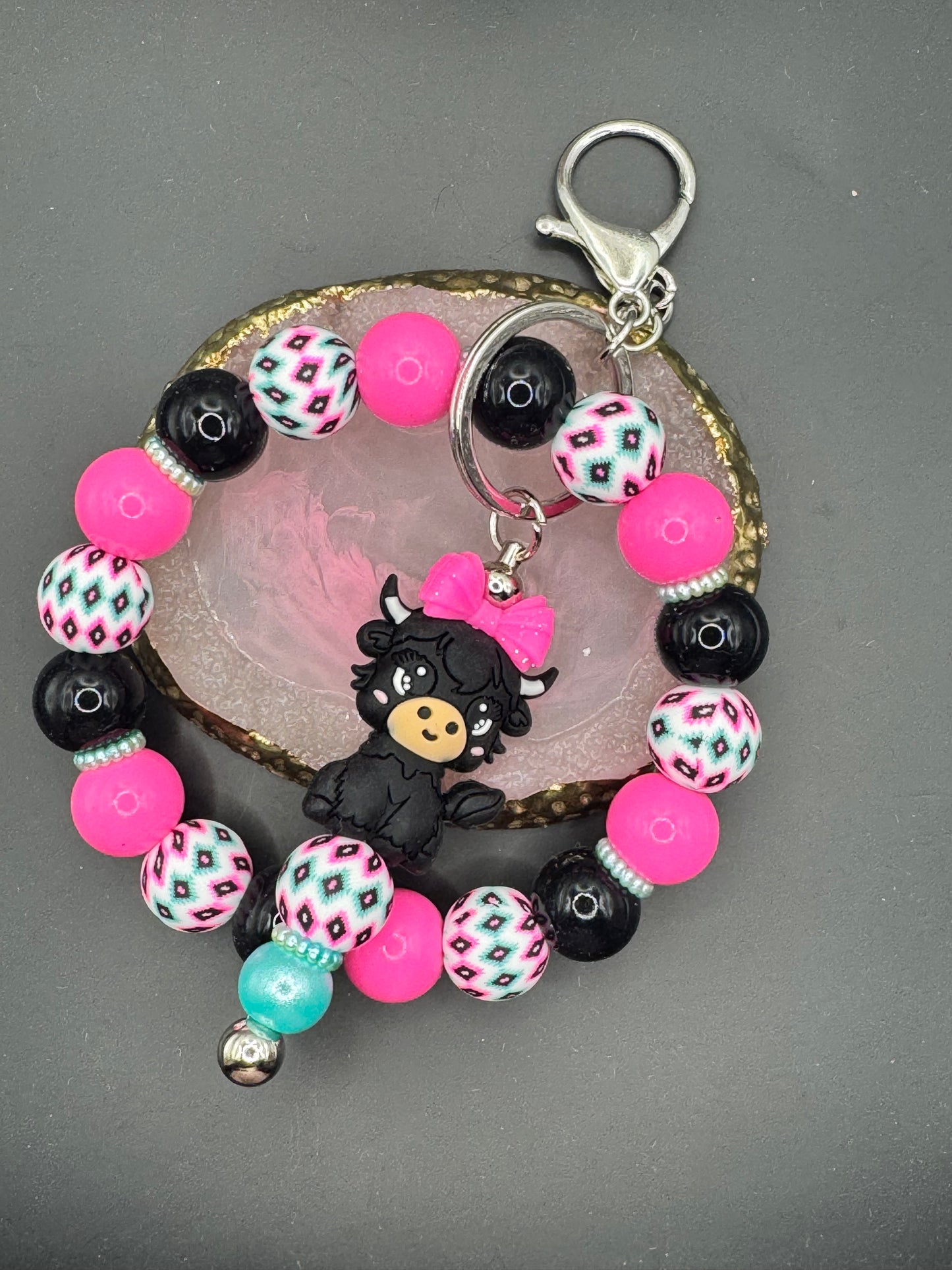 Cattle Chic - Wristlet & Keychain