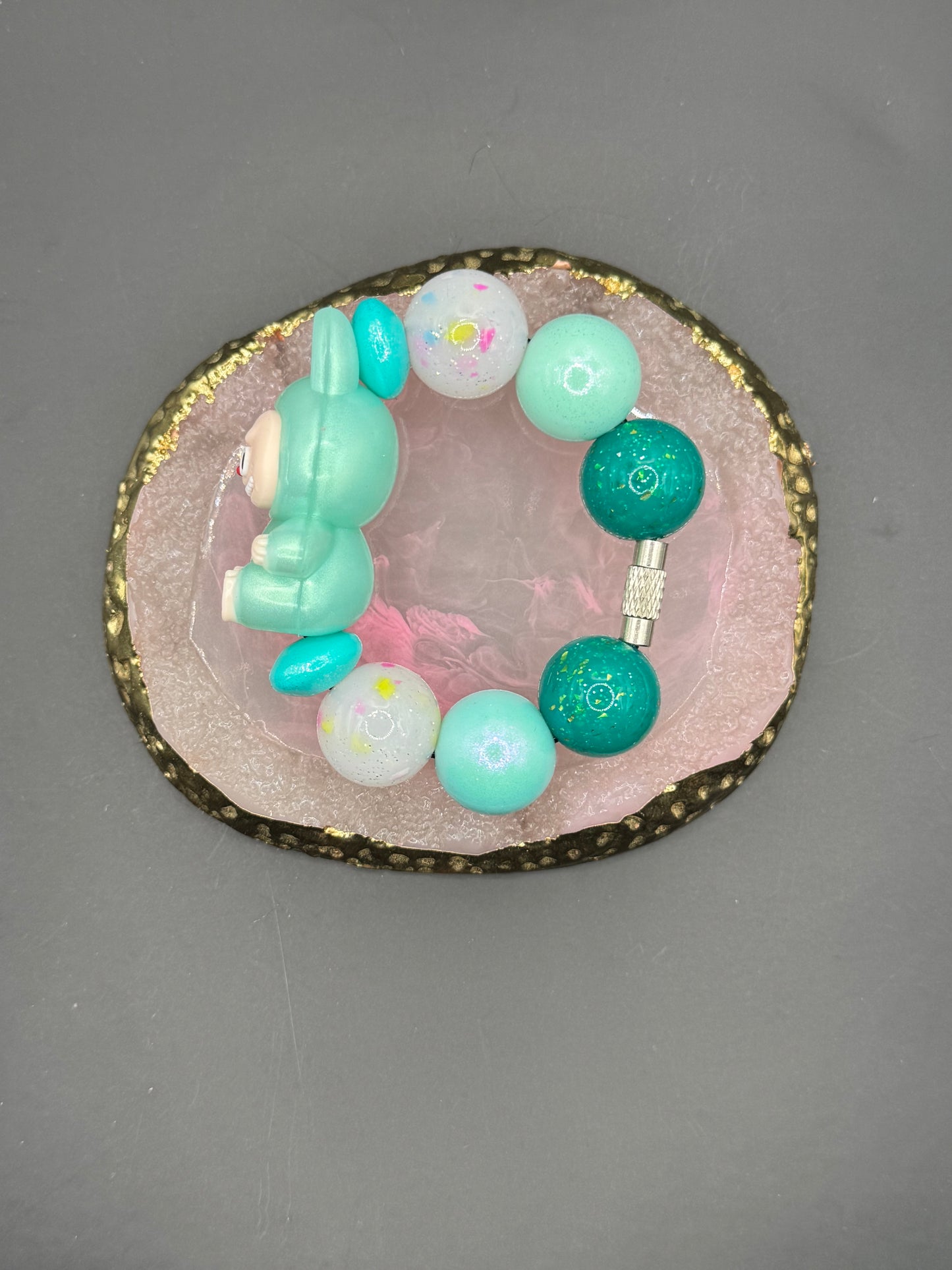 Teal Bubu - Handle Charm