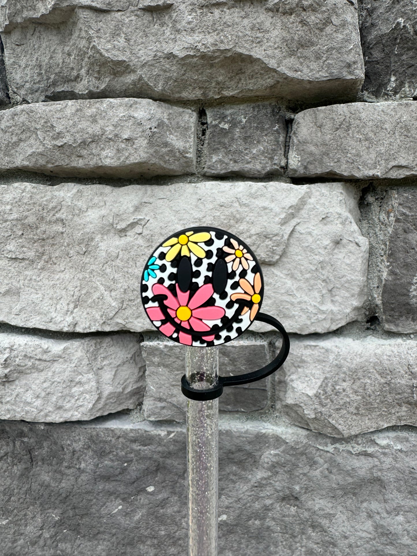 Floral Smiley Face Topper