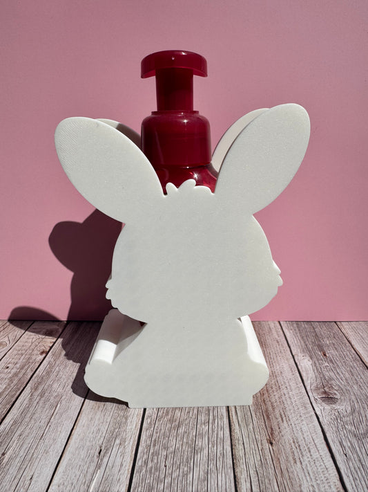 Bunny Blossom Soap Holder – 3D Printed Bath & Body Works Soap Dispenser Stand