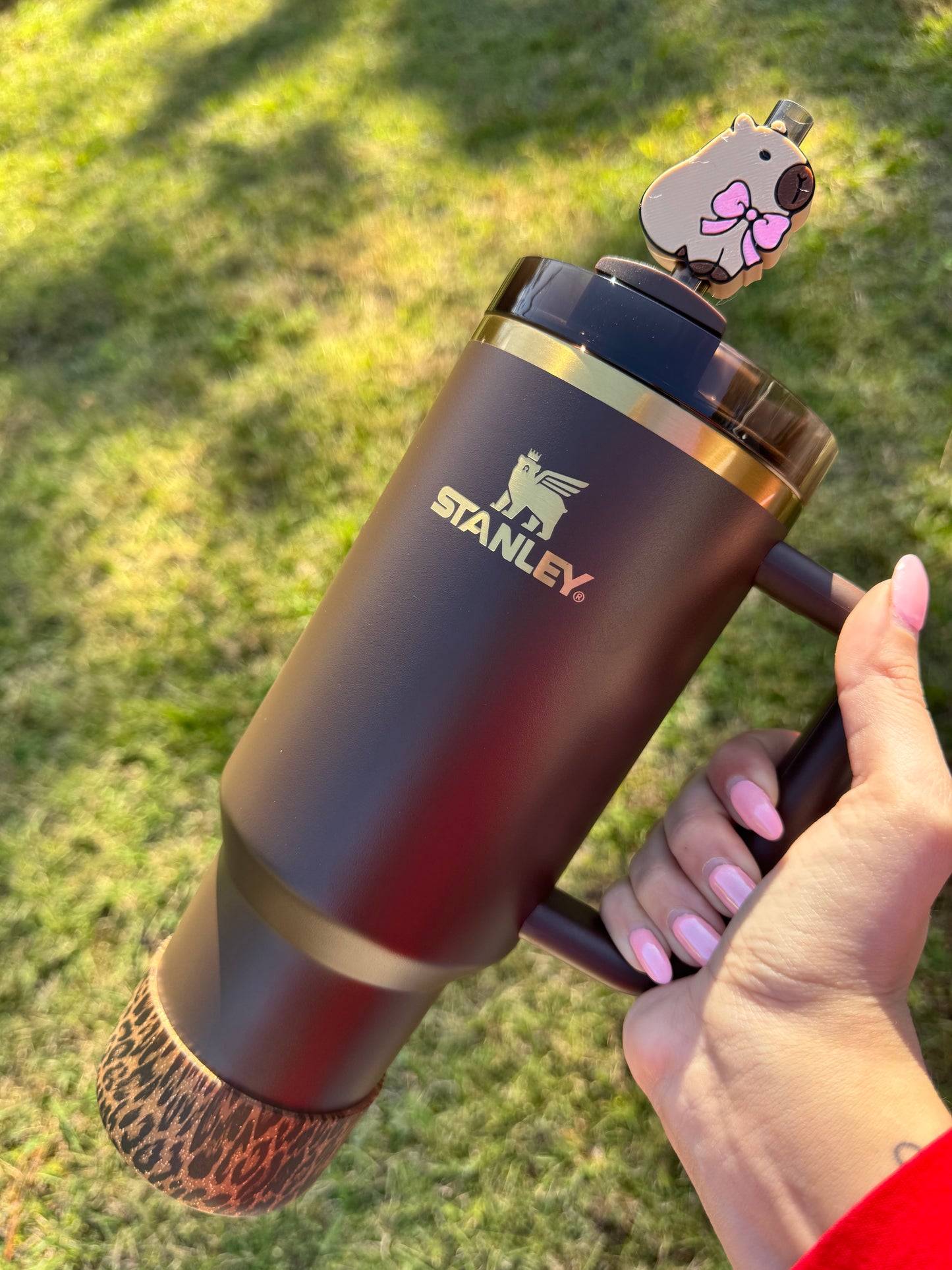 Capa the Capybara Straw Buddy