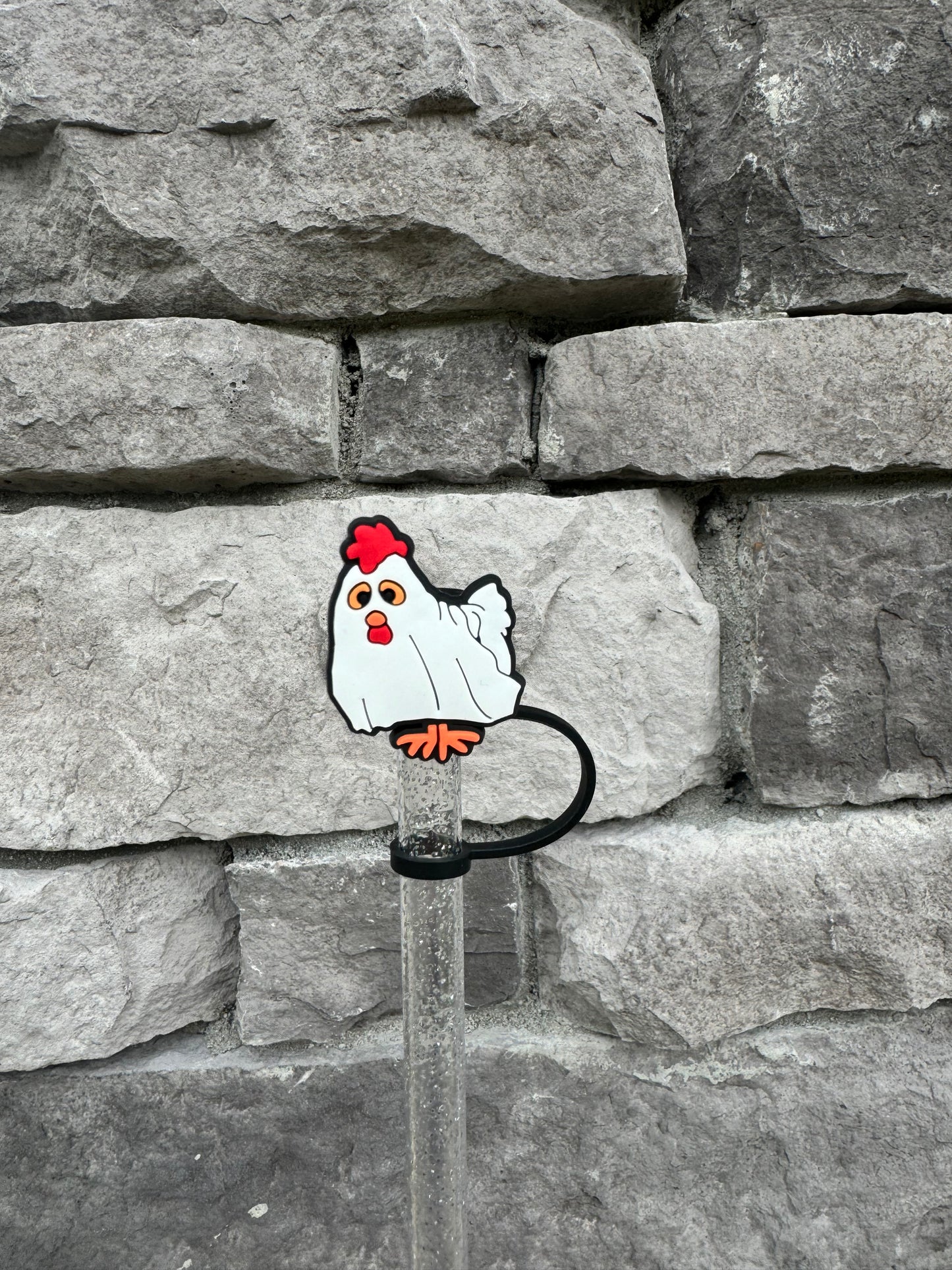 Ghost Chicken - Straw Topper