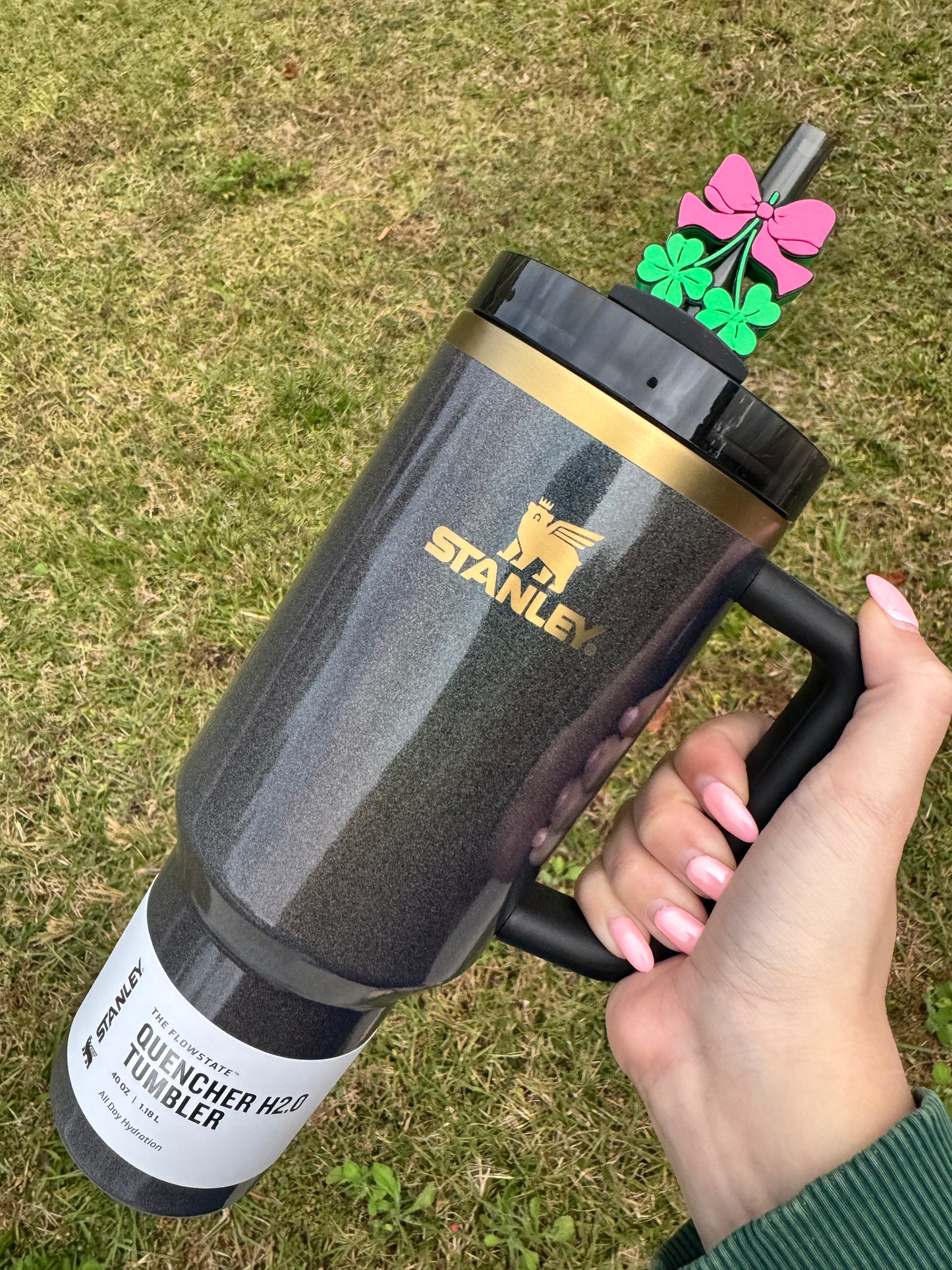 Coquette Clovers Straw Buddy