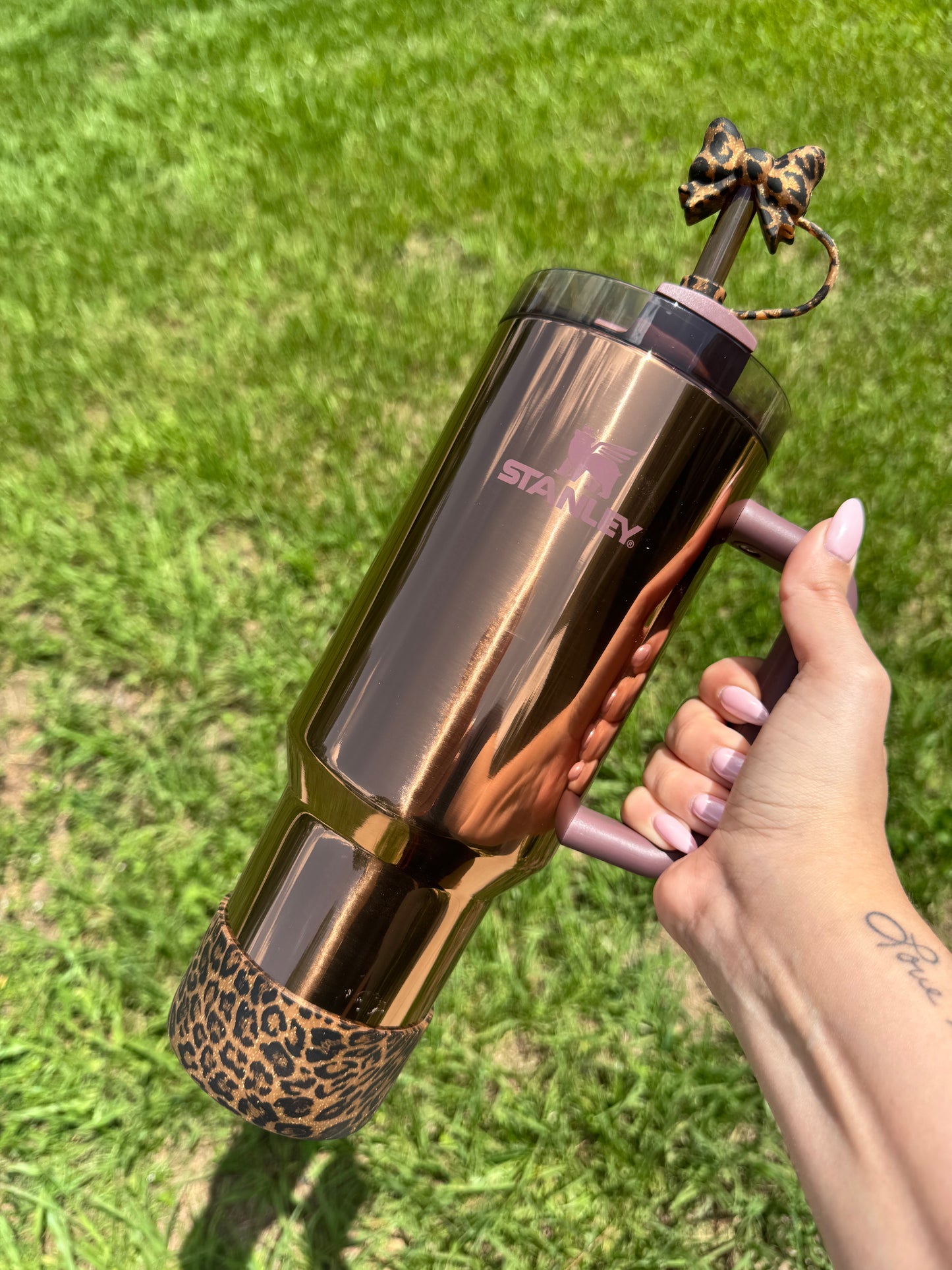 Glitter Leopard Boot