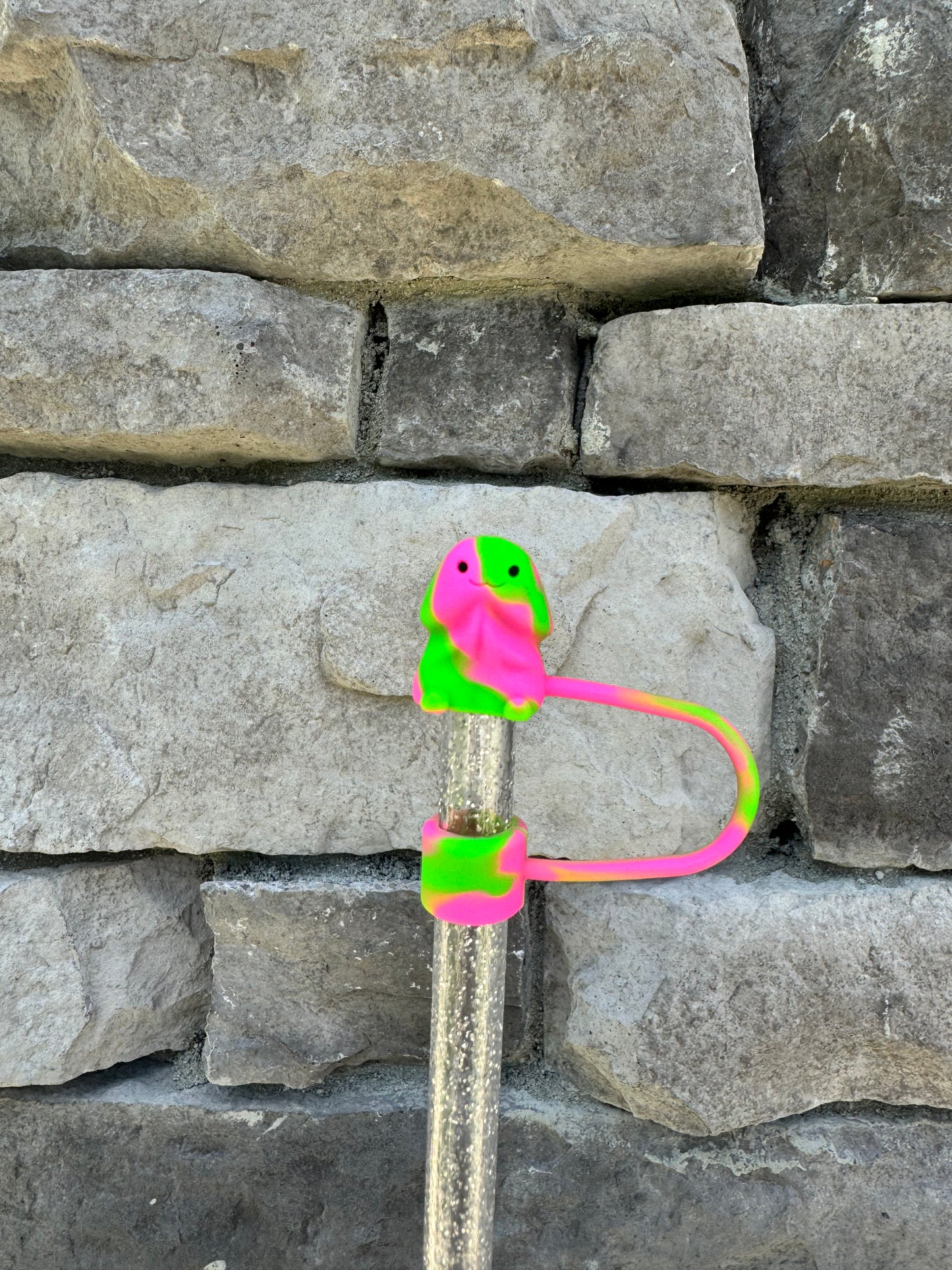 Richard Jr (Neon Swirl) - Straw Topper