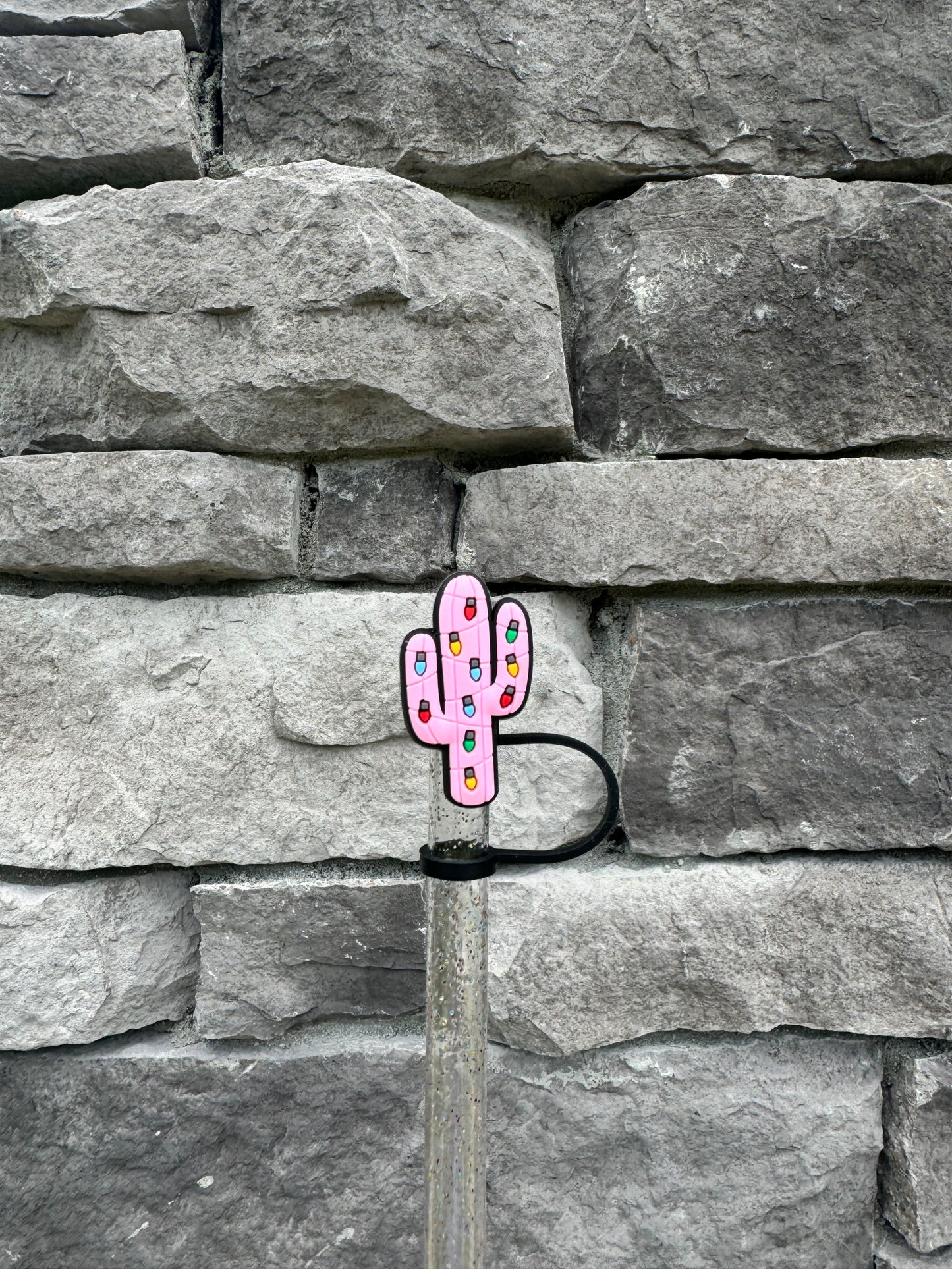 Holiday Cactus - Straw Topper