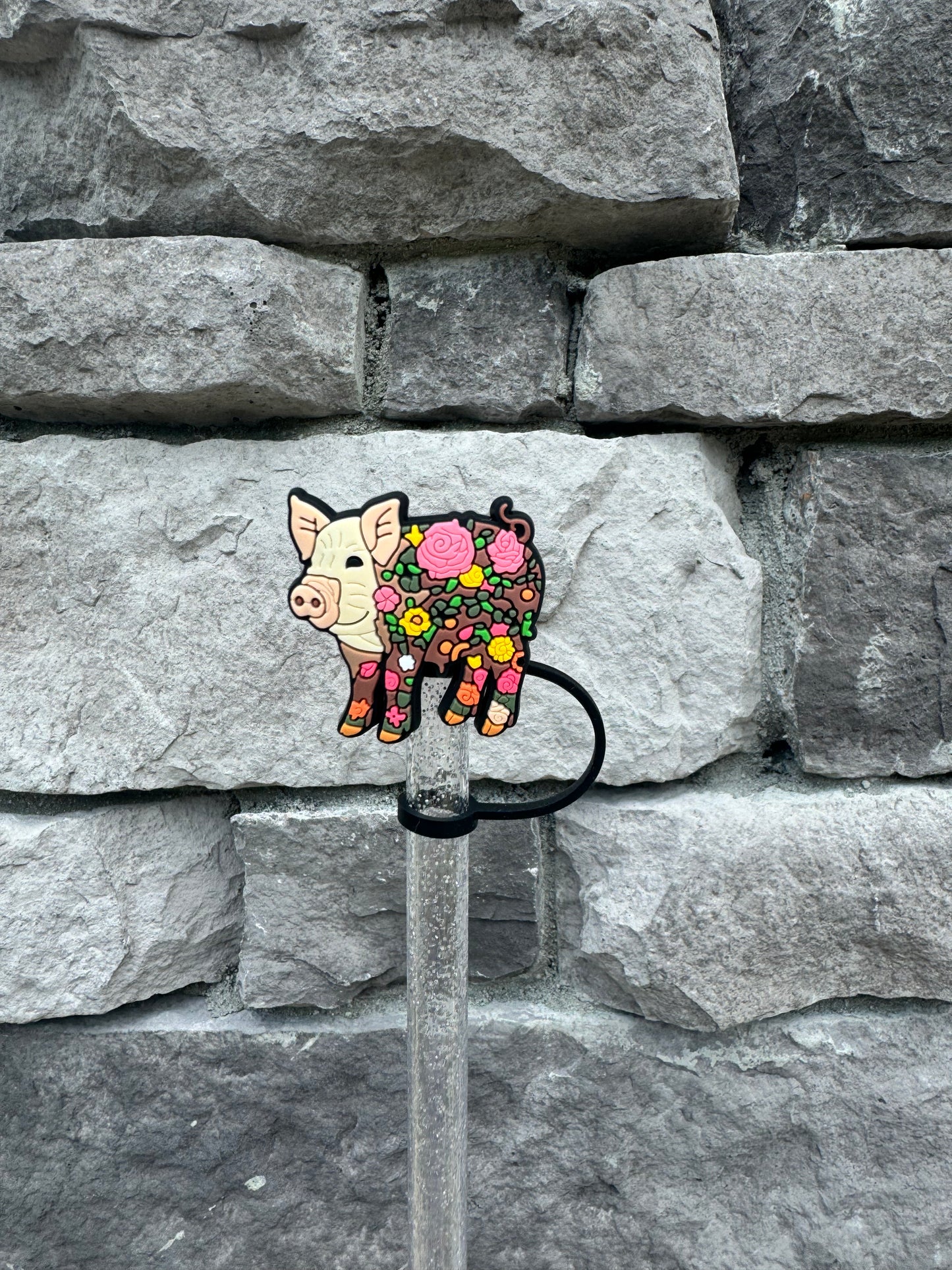 Floral Pig Topper
