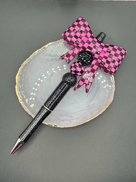 Pink Checks - Pen