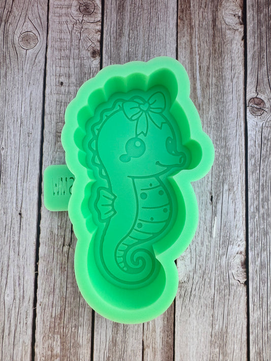 Cutesy Seahorse Silicone Freshie Mold