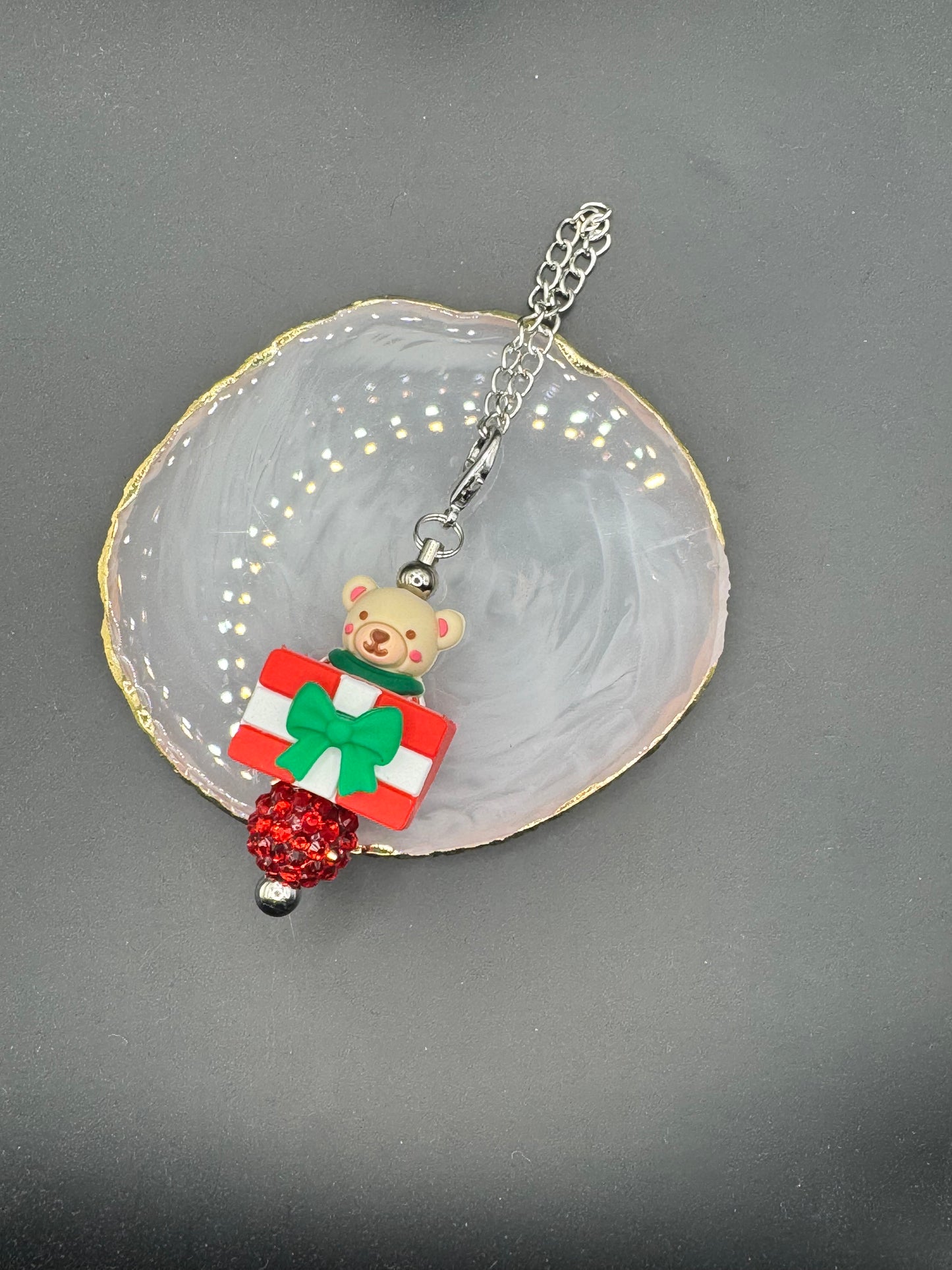 Holiday Bear - Handle Charm
