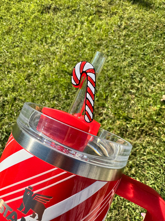 3D Printed Candy Cane - Straw Buddy