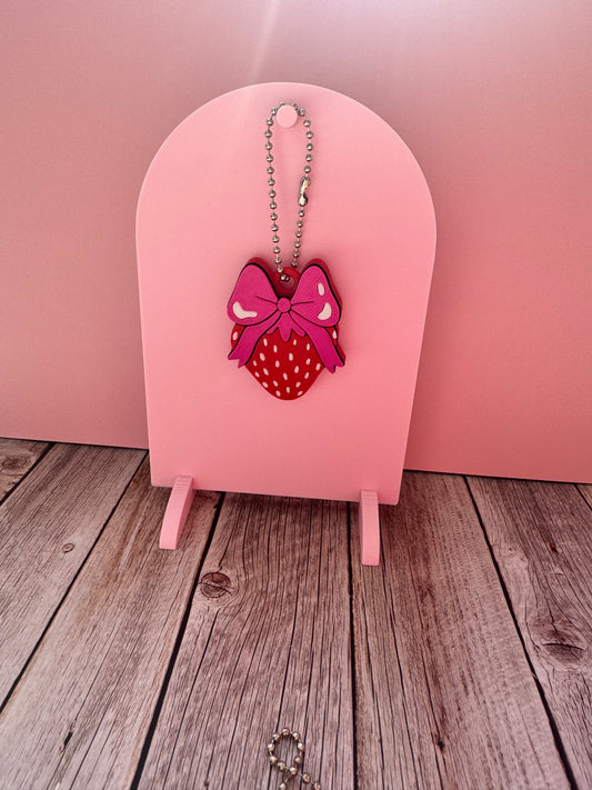 3D Printed Coquette Strawberry - Pop Can Opener