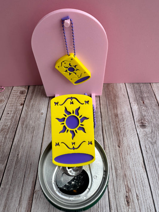 3D Printed Lantern - Soda Can Opener Keychain