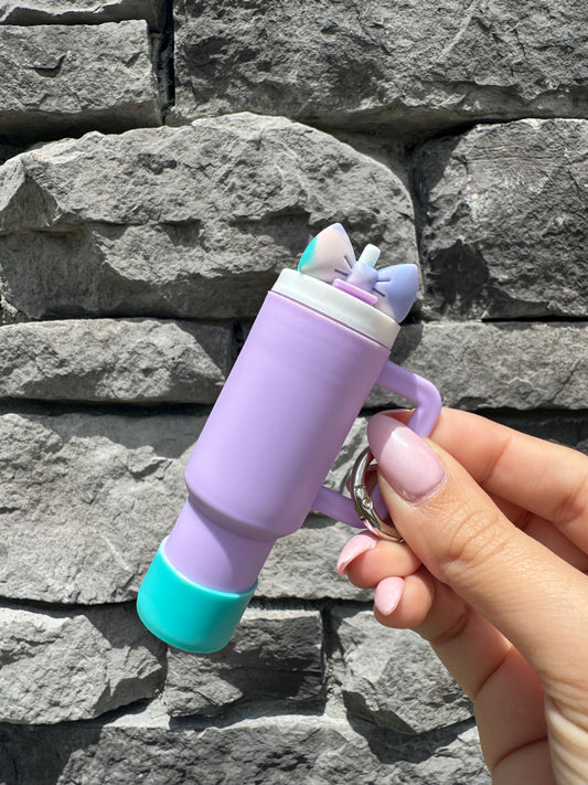 Mini Tumbler Keychain - (Purple Dreams)
