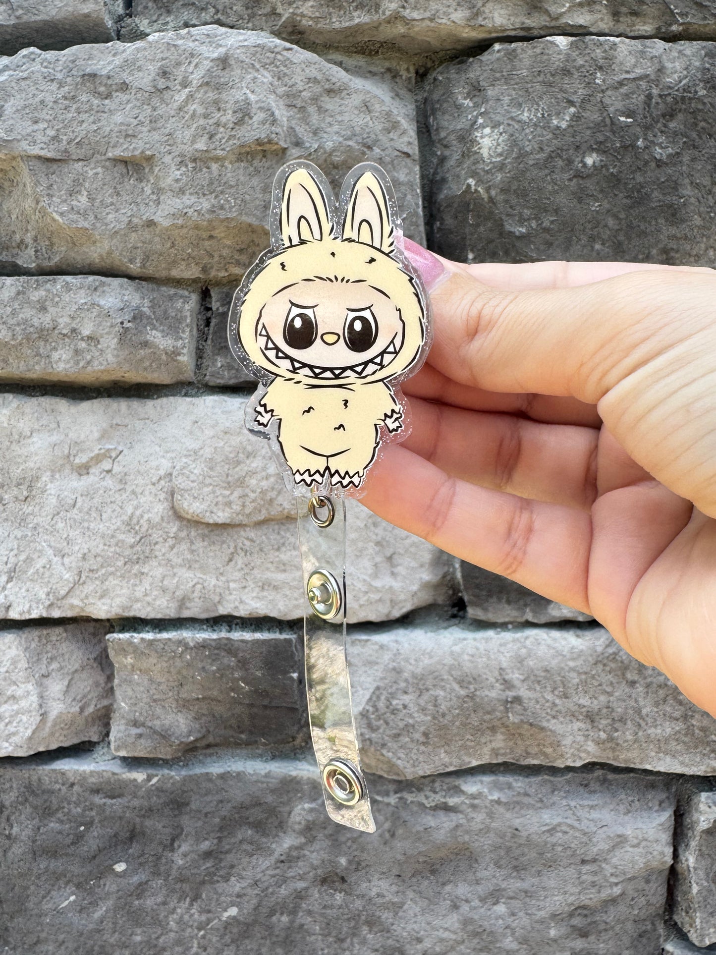 The Macaroon Labubu - Badge Reel