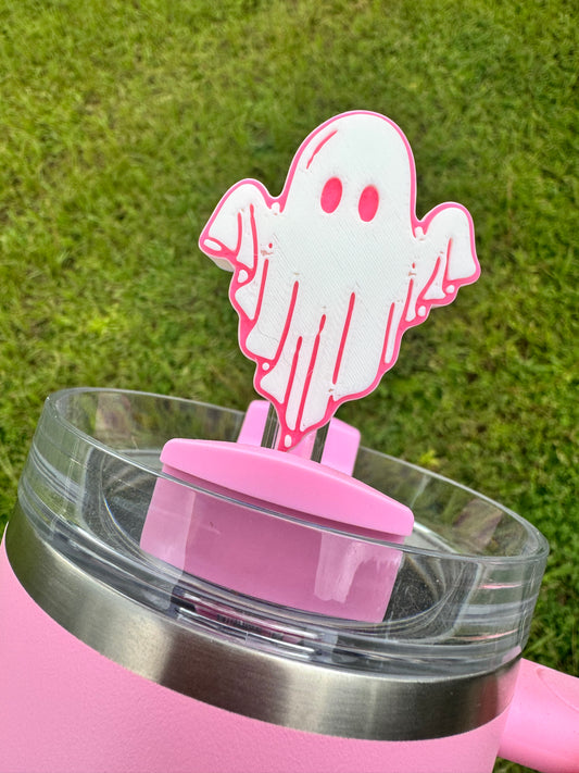 3D Printed Ghost - Straw Buddy