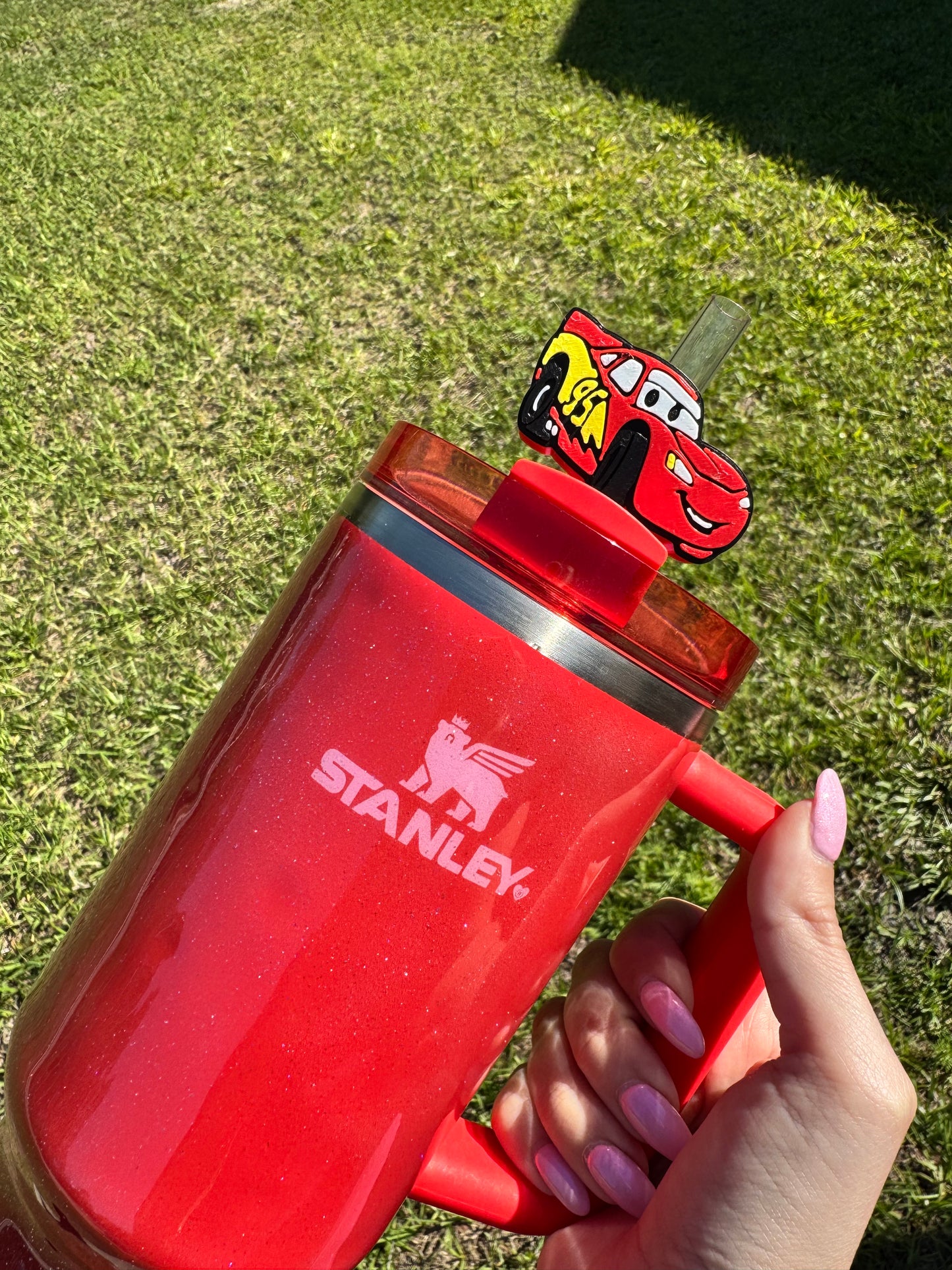 Red Car Straw Buddy