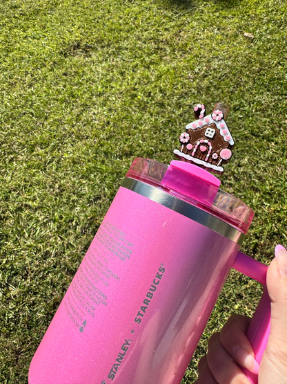 3D Printed Gingerbread House - Straw Buddy